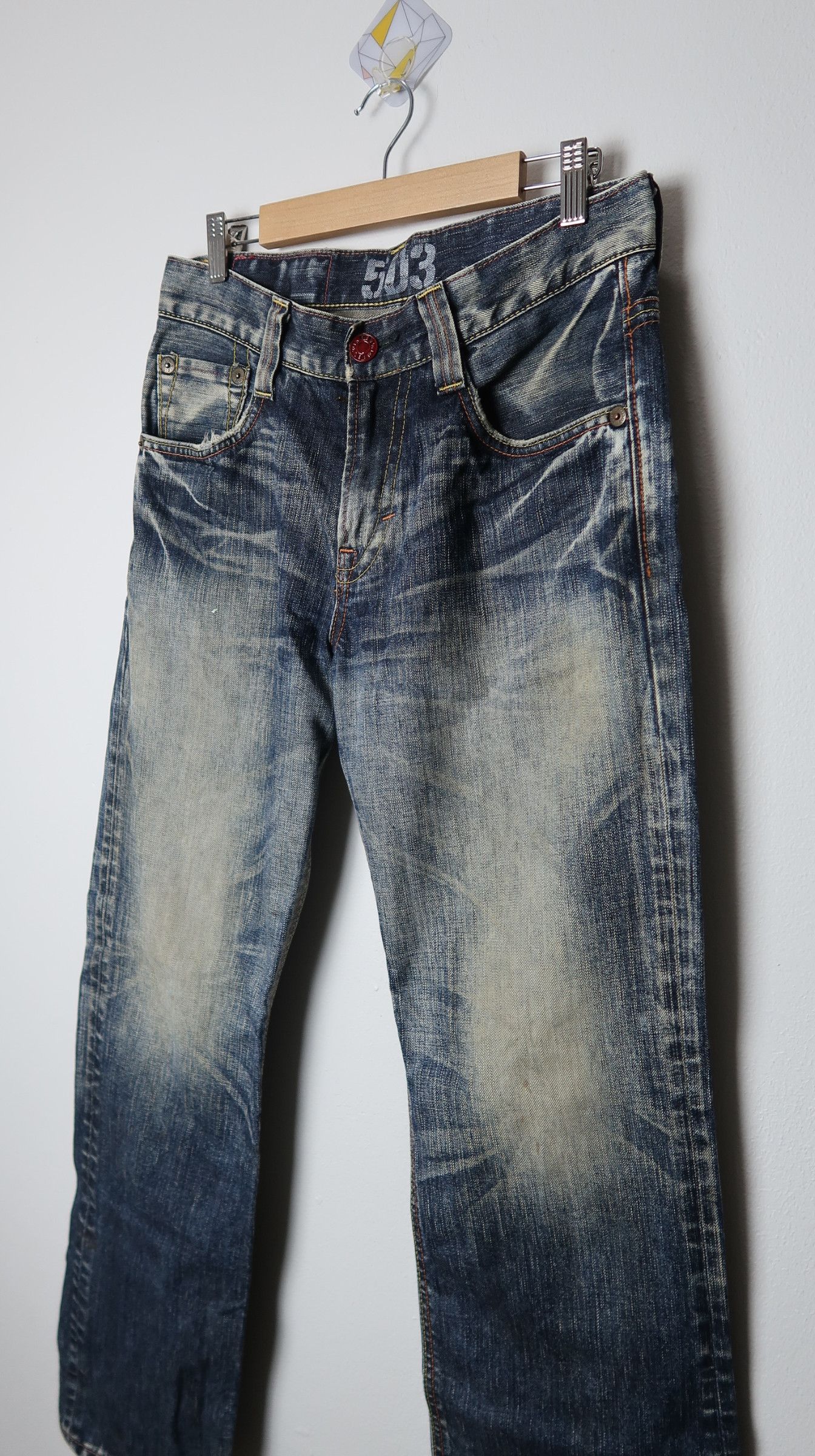 Edwin Edwin 503 Blue Trip Mud Max Jeans Size US 30 / EU 46 - 3 Thumbnail