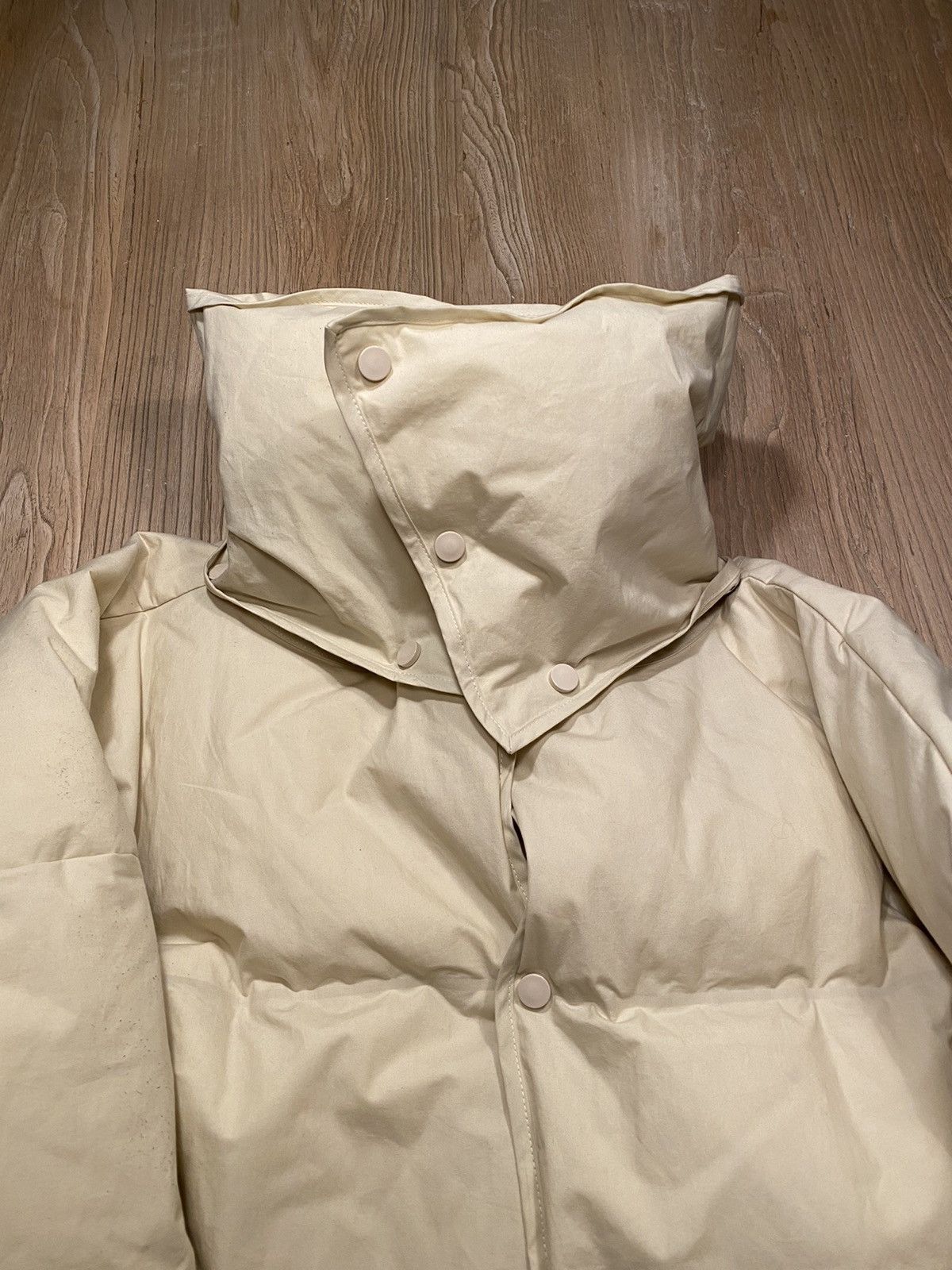 Bottega Veneta TAKING OFFERS Pre Fall 2020 Cream Puffer Down Jacket Size US L / EU 52-54 / 3 - 3 Thumbnail