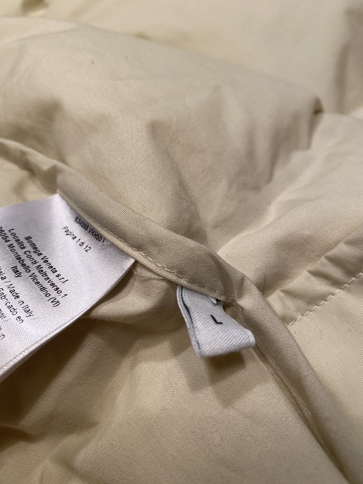 Bottega Veneta TAKING OFFERS Pre Fall 2020 Cream Puffer Down Jacket Size US L / EU 52-54 / 3 - 12 Thumbnail