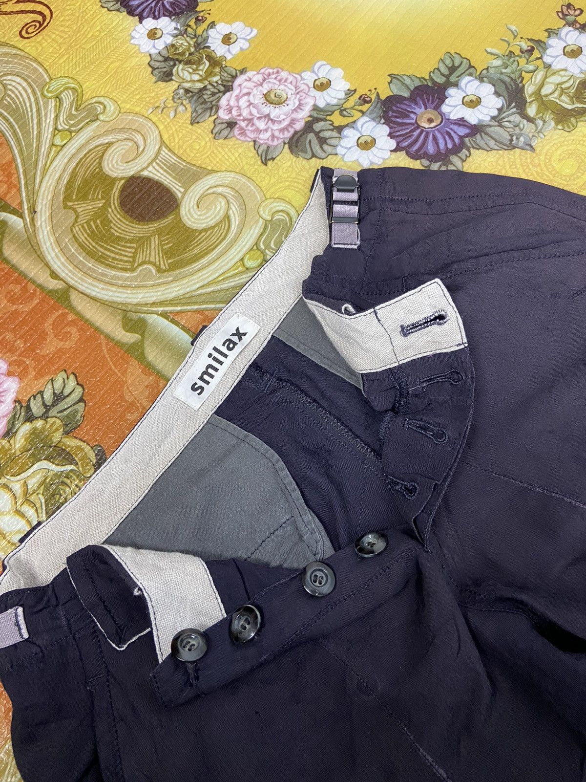 Japanese Brand Japanese Brand Smilax Cargo Linen Rayon Pants Size US 32 / EU 48 - 17 Thumbnail