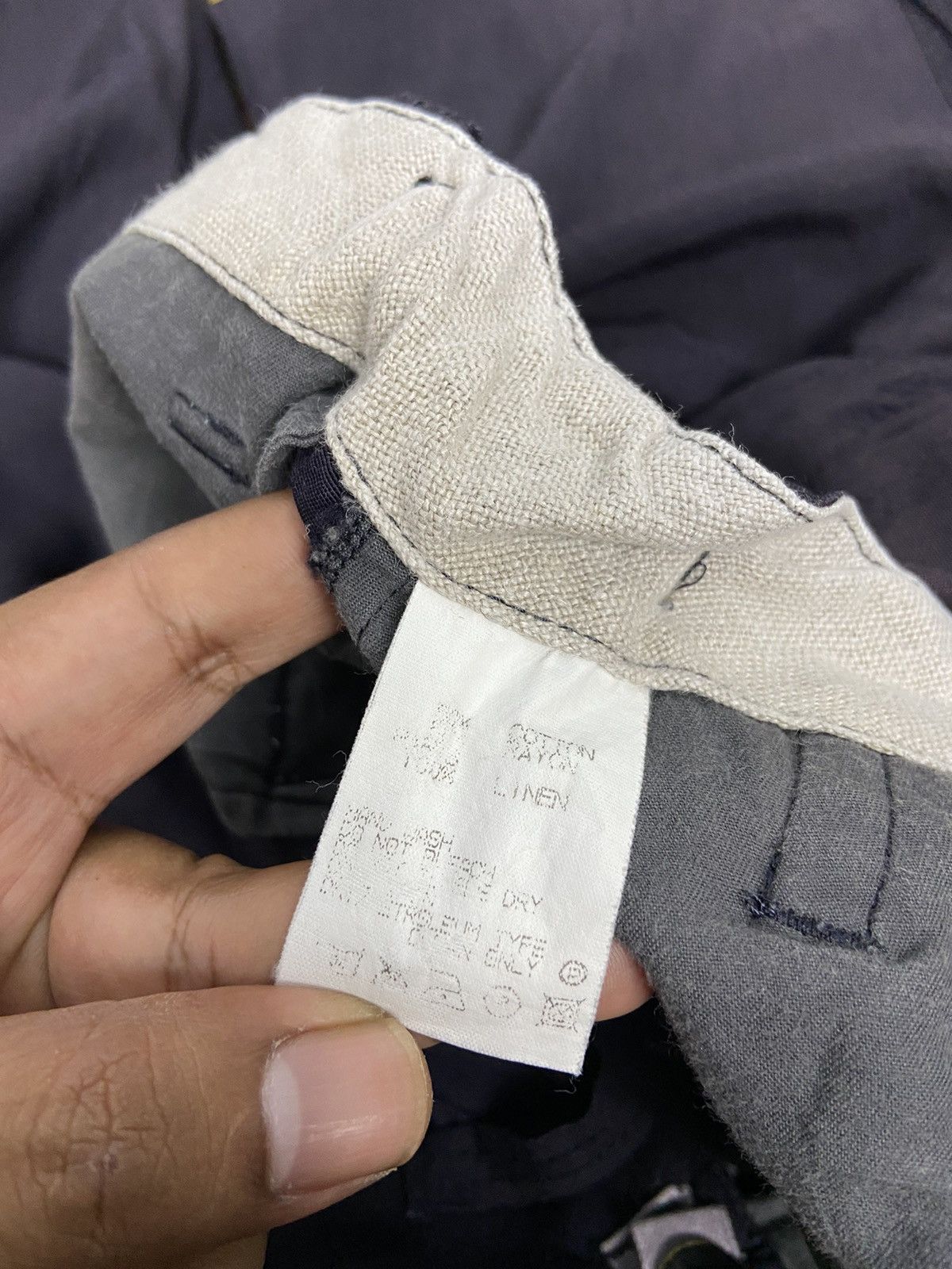 Japanese Brand Japanese Brand Smilax Cargo Linen Rayon Pants Size US 32 / EU 48 - 15 Thumbnail