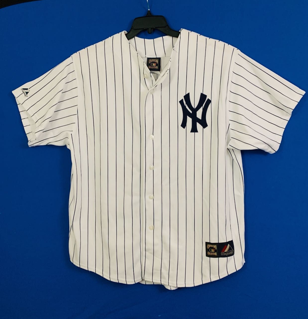 Majestic New York Yankees BILLY MARTIN Sewn Baseball JERSEY GRAY –