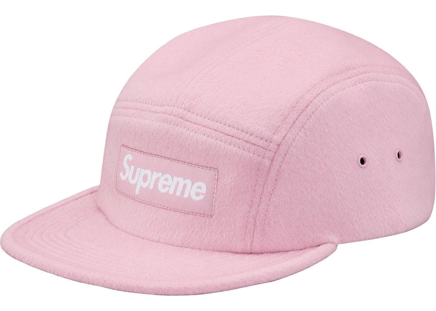 Supreme SUPREME CAMP CAP - WOOL (Pink) Size ONE SIZE - 1 Preview