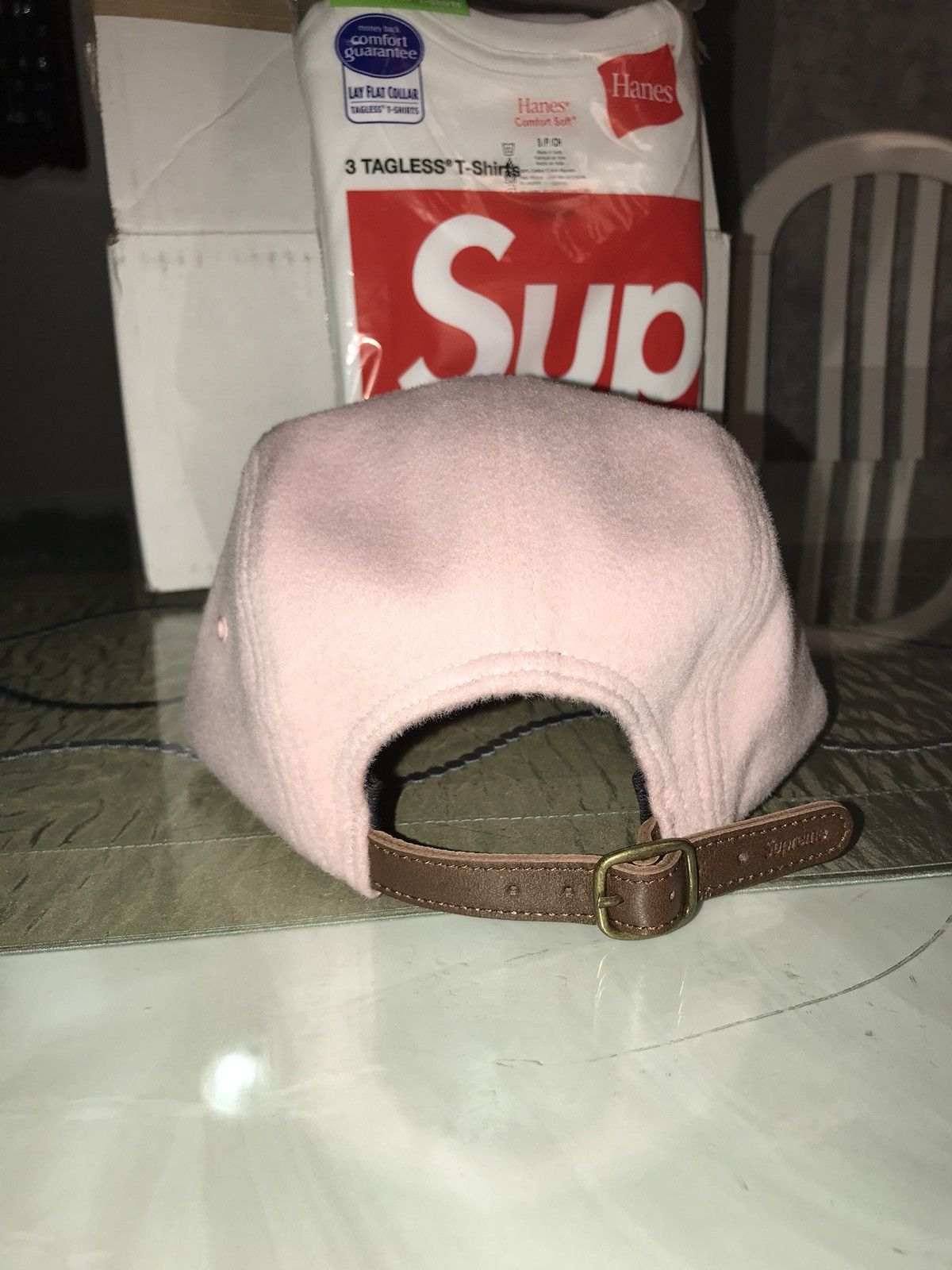 Supreme SUPREME CAMP CAP - WOOL (Pink) Size ONE SIZE - 4 Thumbnail
