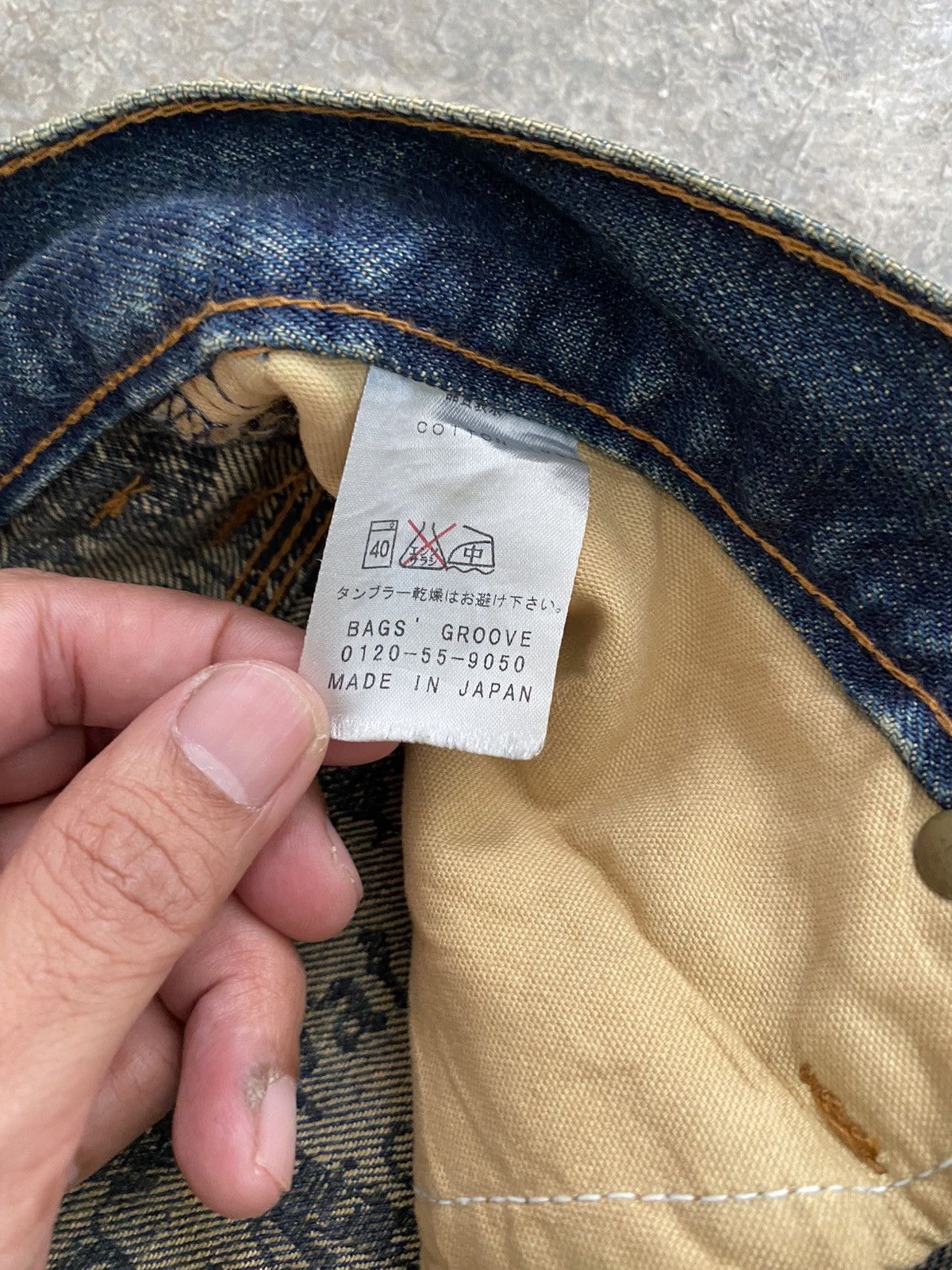 Japanese Brand Flip The Script Mud Washed Selvedge Denim Jeans Size US 34 / EU 50 - 24 Thumbnail