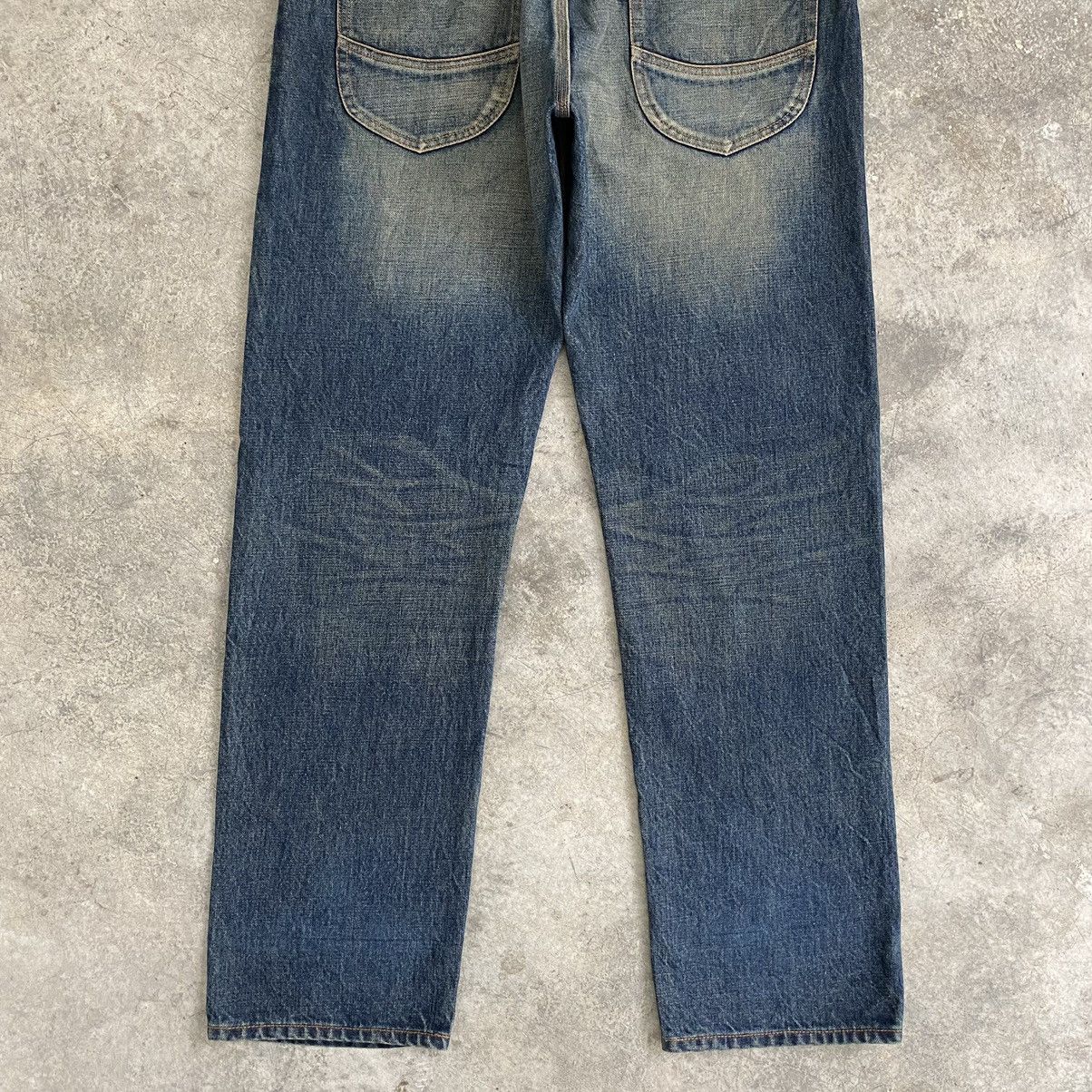 Japanese Brand Flip The Script Mud Washed Selvedge Denim Jeans Size US 34 / EU 50 - 17 Thumbnail