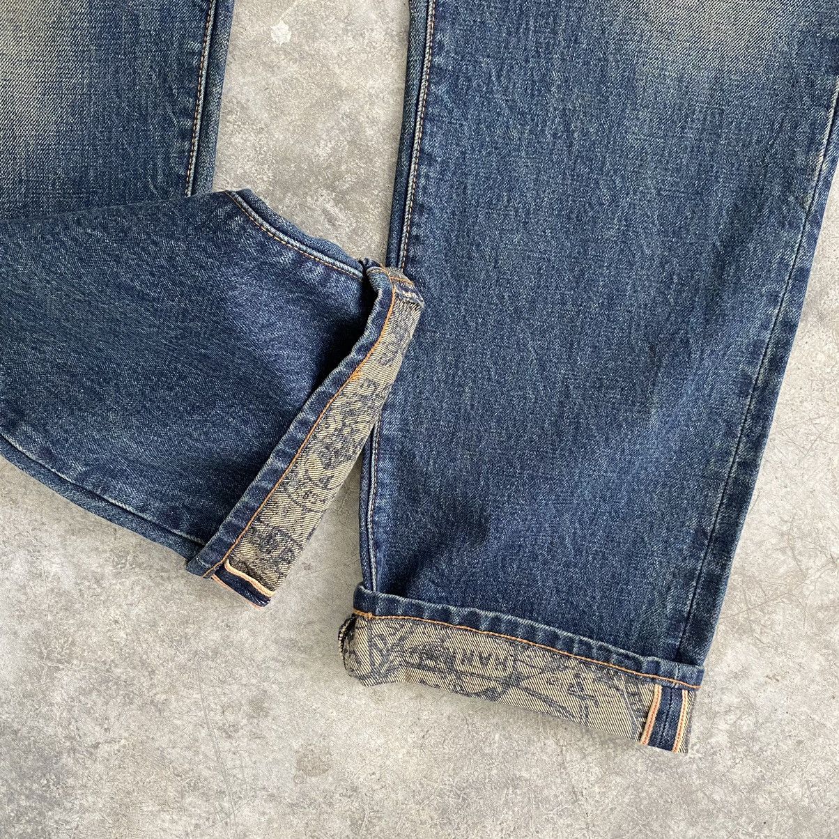Japanese Brand Flip The Script Mud Washed Selvedge Denim Jeans Size US 34 / EU 50 - 2 Thumbnail