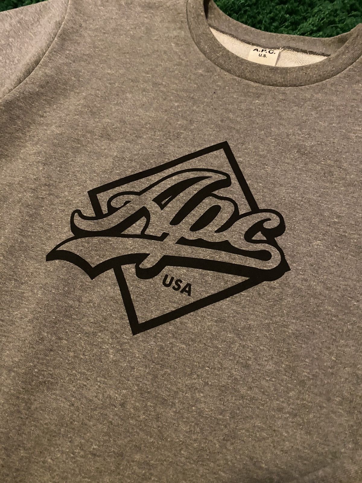 A.P.C. APC Logo Crewneck Sweatshirt Size US XL / EU 56 / 4 - 2 Thumbnail