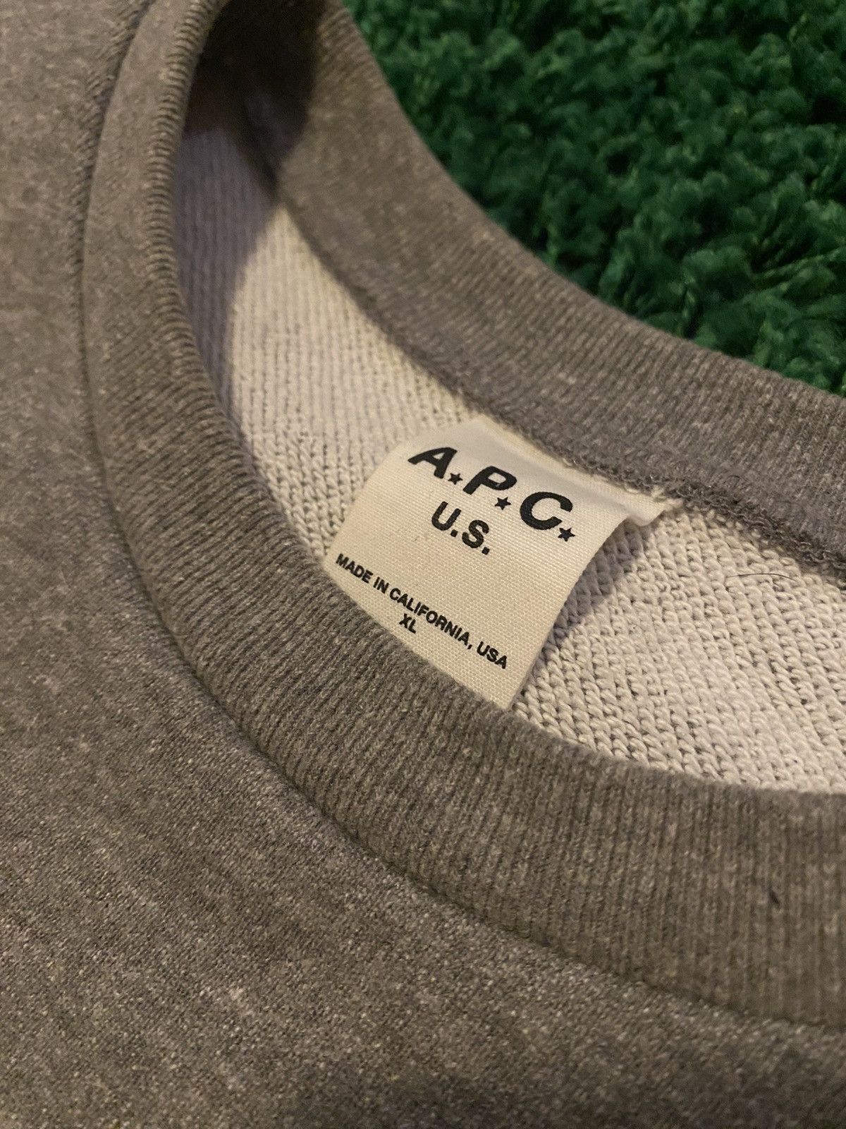 A.P.C. APC Logo Crewneck Sweatshirt Size US XL / EU 56 / 4 - 3 Thumbnail