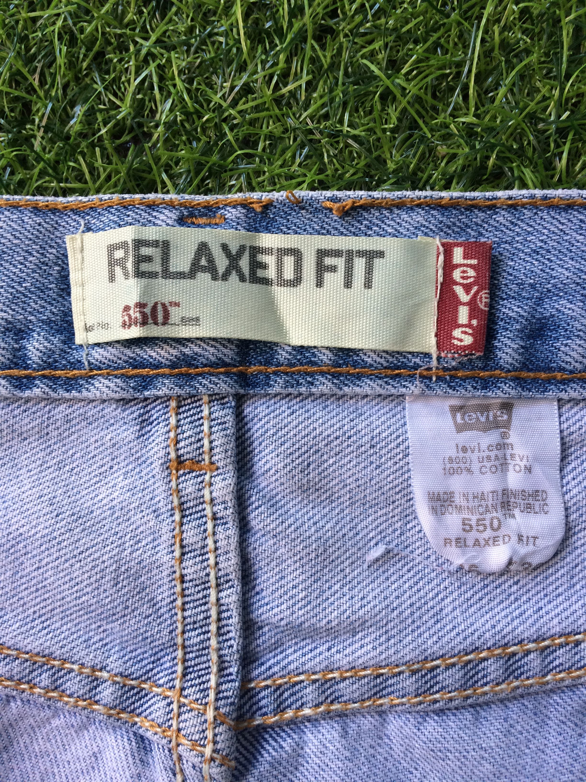 Levi's Distressed Levis 550 Jeans Classic Relaxed Fit #B-672 Size 34" / US 12 / IT 48 - 11 Thumbnail