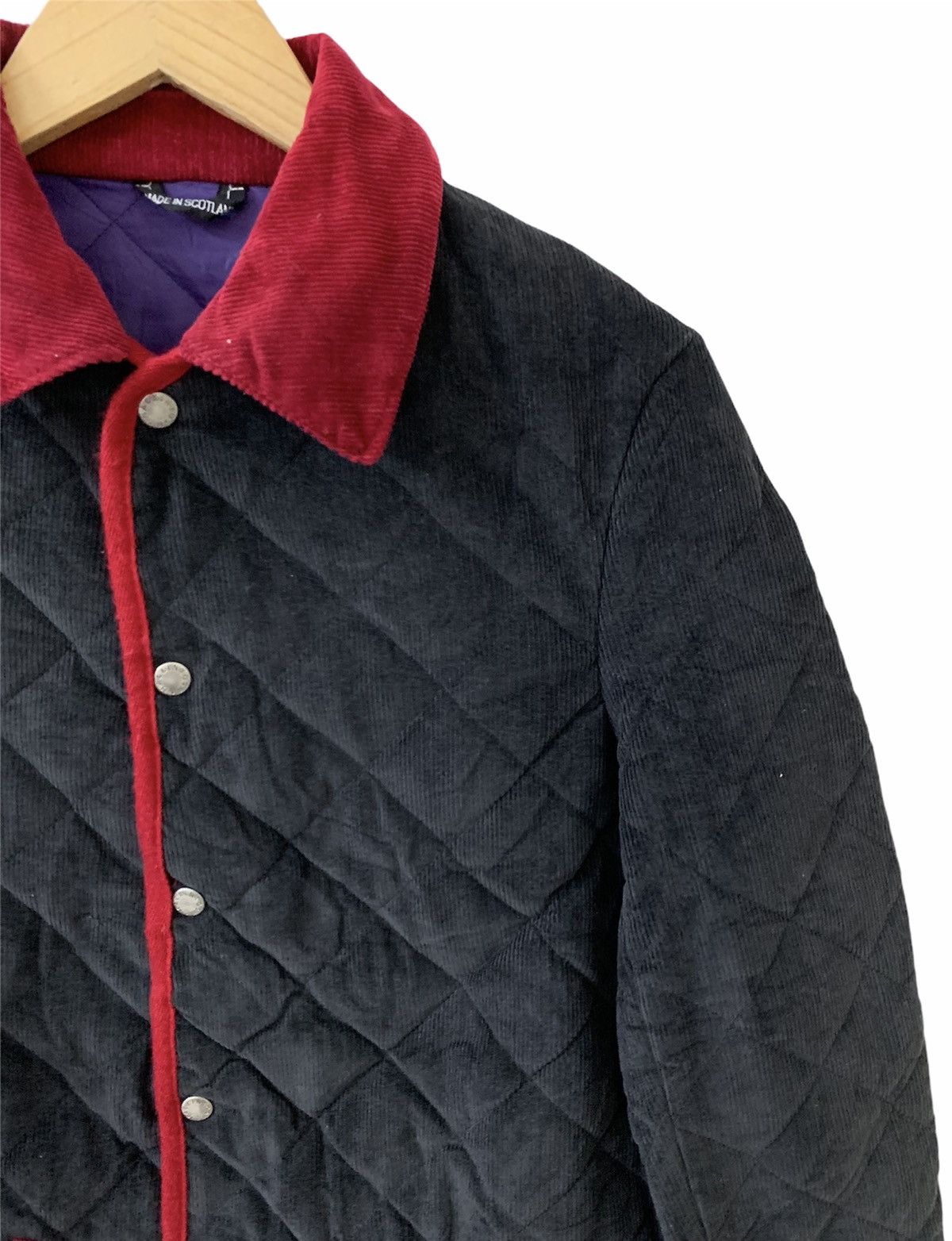 Mackintosh × Paul Smith × Vintage Mackintosh x Paul Smith Quilted Corduroy Snap Button Jacket Size US M / EU 48-50 / 2 - 2 Thumbnail