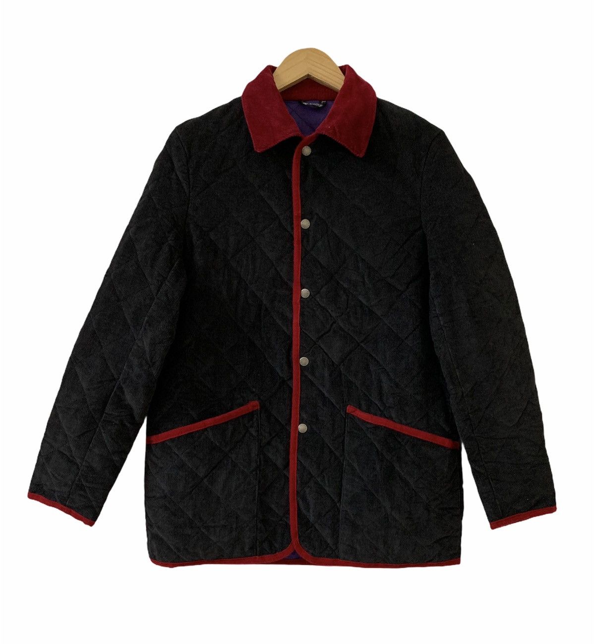 Mackintosh × Paul Smith × Vintage Mackintosh x Paul Smith Quilted Corduroy Snap Button Jacket Size US M / EU 48-50 / 2 - 1 Thumbnail