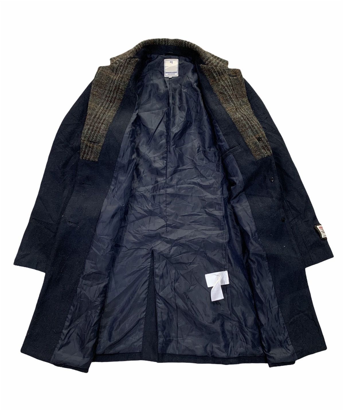 Harris Tweed Sevendays Sunday X Harris Tweed Wool Overcoat Size M / US 6-8 / IT 42-44 - 5 Thumbnail