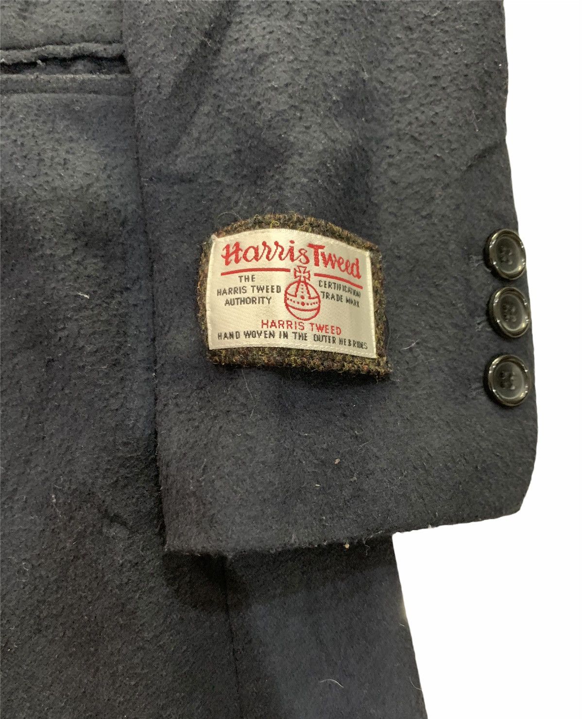 Harris Tweed Sevendays Sunday X Harris Tweed Wool Overcoat Size M / US 6-8 / IT 42-44 - 4 Thumbnail
