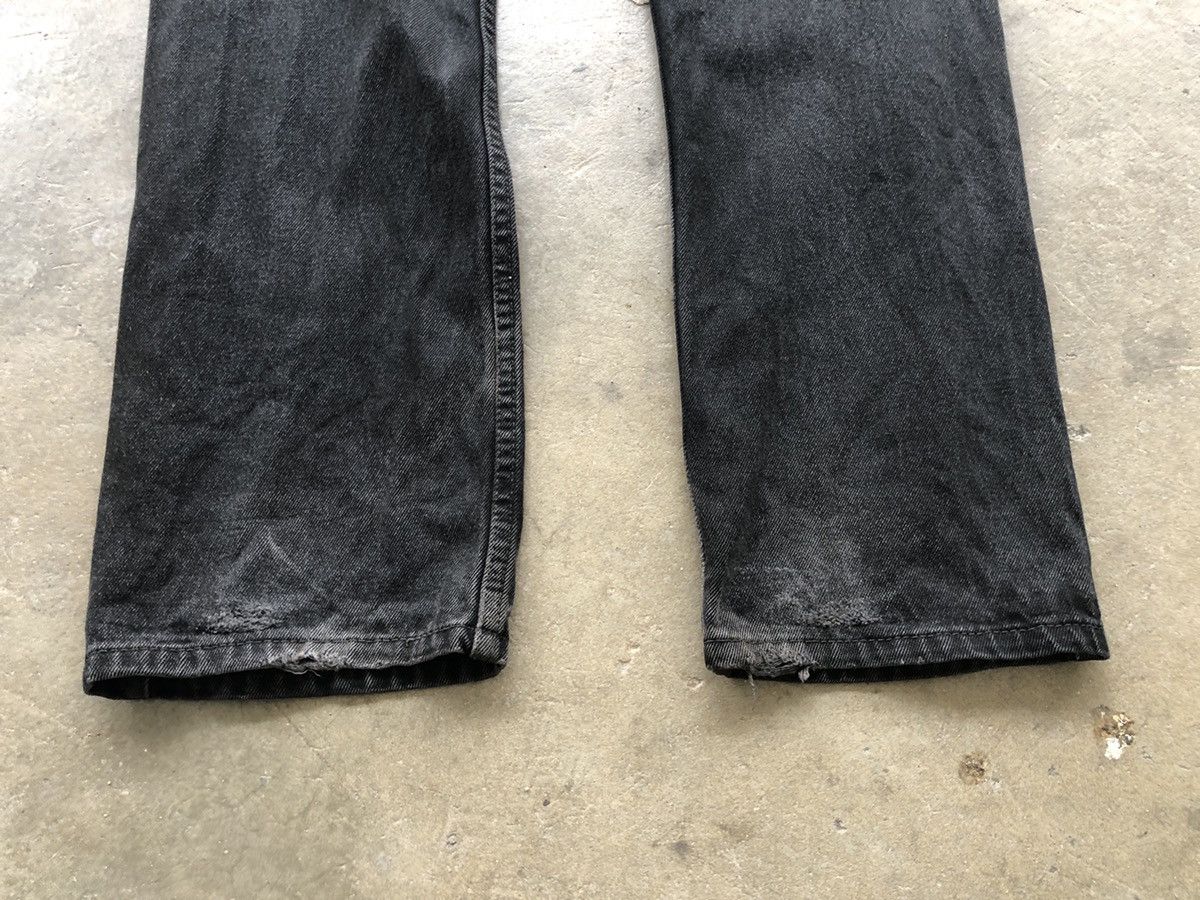 Levi's × Vintage VTG 00 LEVIS 505 STRAIGHT FIT BLACK DENIM JEANS Size US 33 - 8 Thumbnail