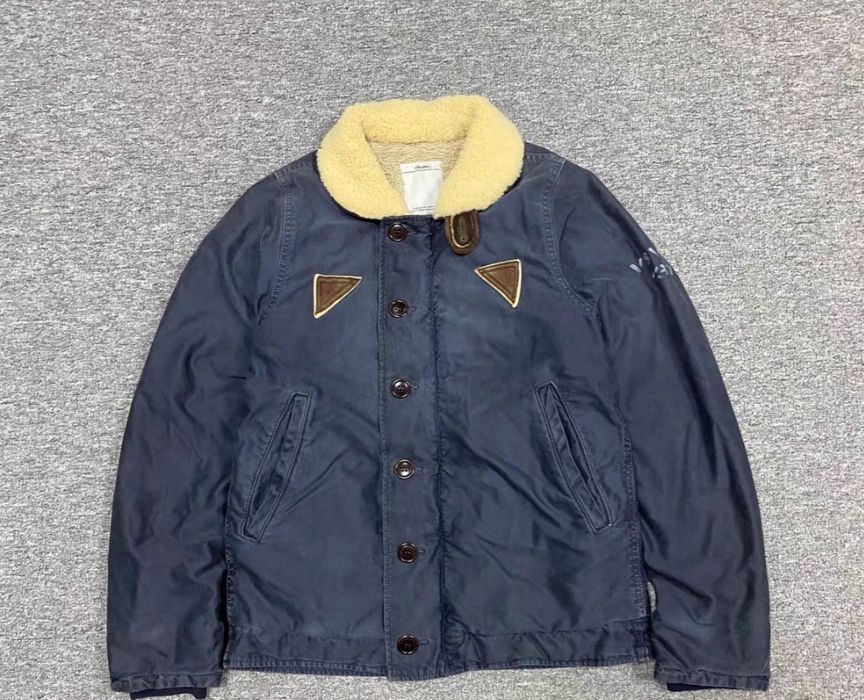 Visvim VISVIM DECKHAND JKT(DMGD CHINO) | Grailed