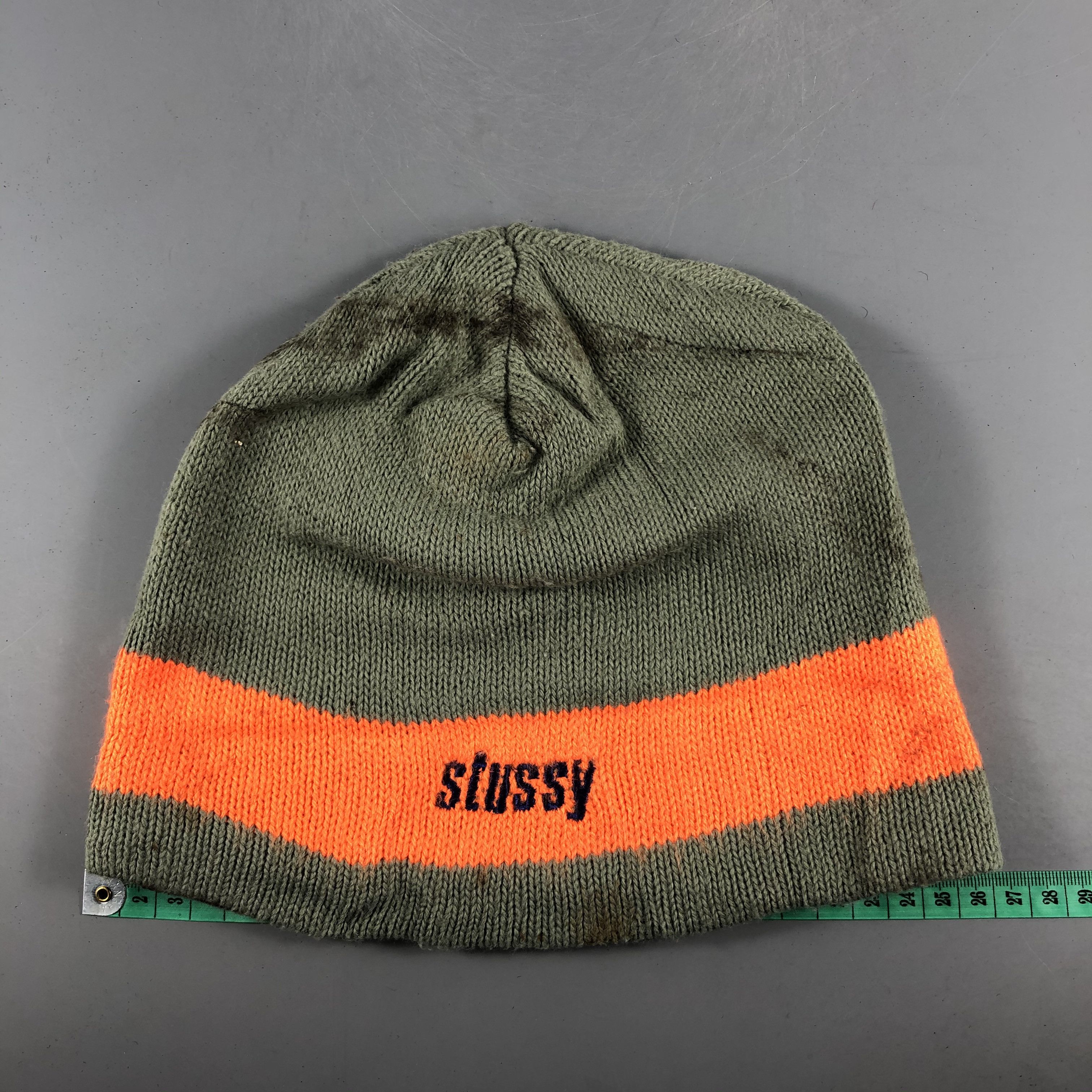 Stussy × Vintage Stussy Beanie Snow Hat Snow Cap -B1534 Size ONE SIZE - 4 Thumbnail
