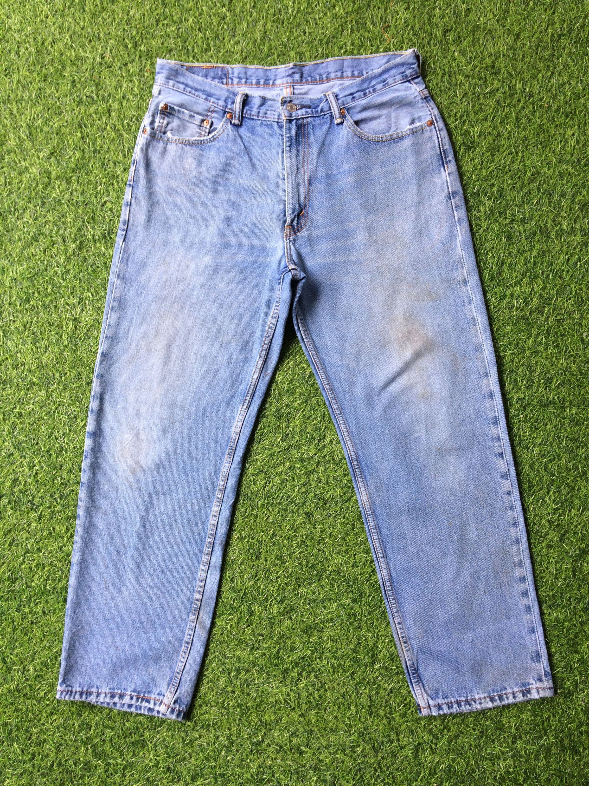 Levi's Vintage Distressed Levis 550 Jeans W33 L29 #B-492 Size 33" - 3 Thumbnail