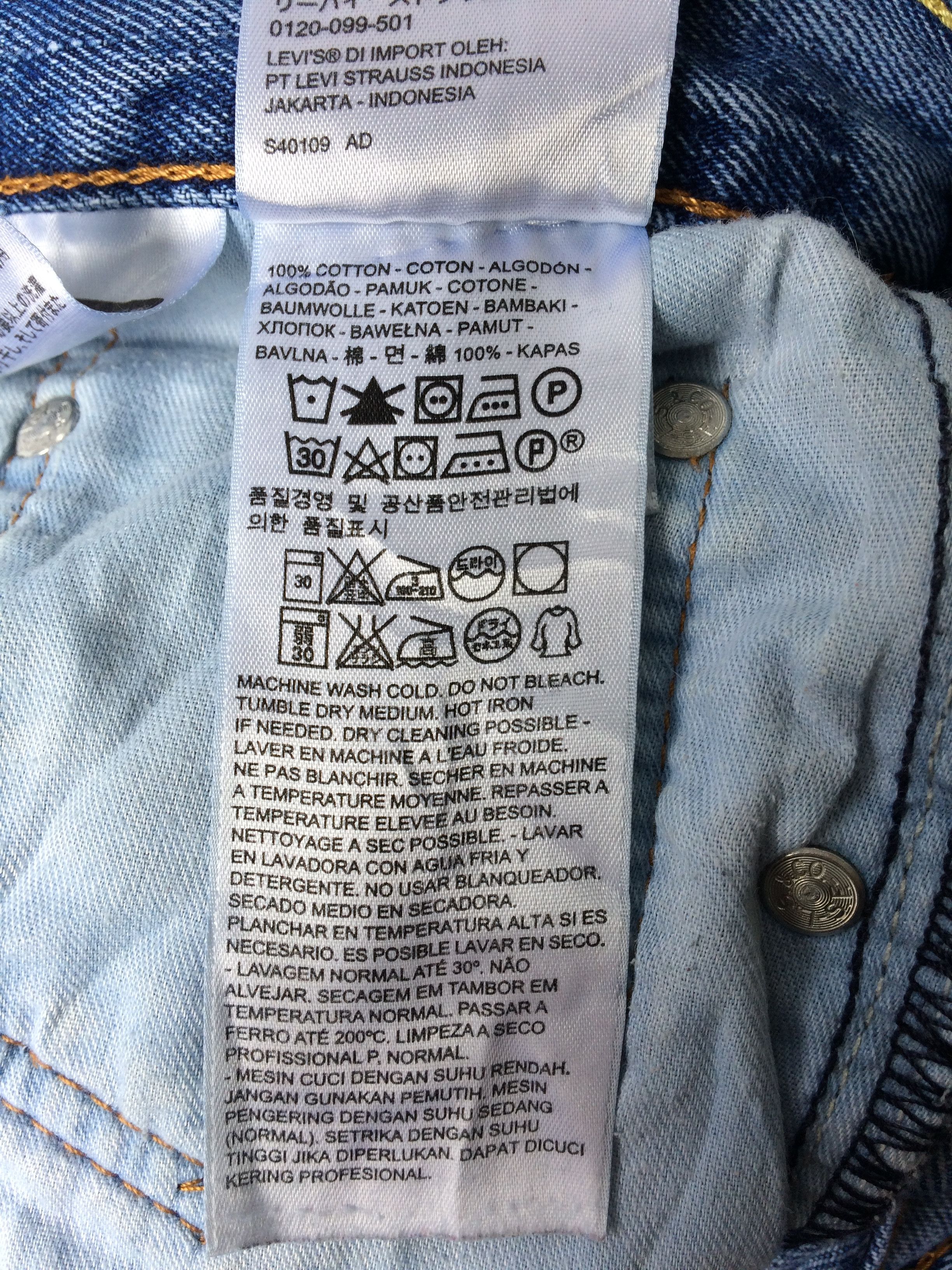 Levi's Vintage Distressed Levis 550 Jeans W33 L29 #B-492 Size 33" - 10 Thumbnail