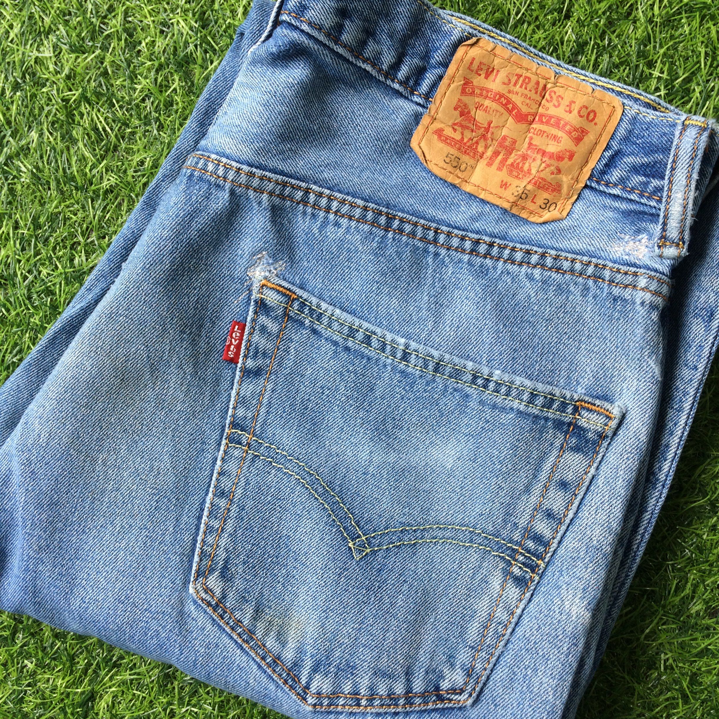 Levi's Vintage Distressed Levis 550 Jeans W33 L29 #B-492 Size 33" - 1 Thumbnail