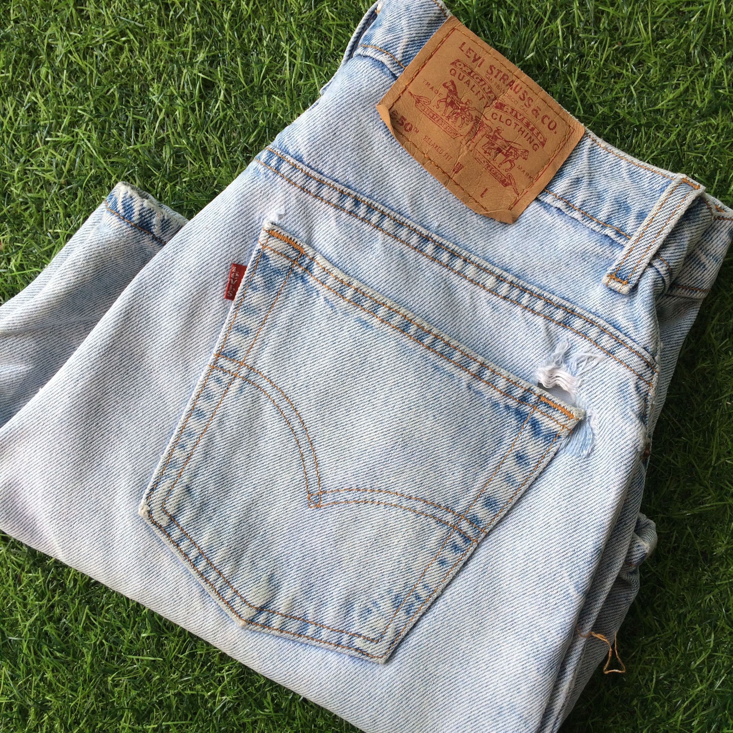 Levi's Vintage Levis 550 Shorts Jeans #B-758 Size US 32 / EU 48 - 7 Thumbnail