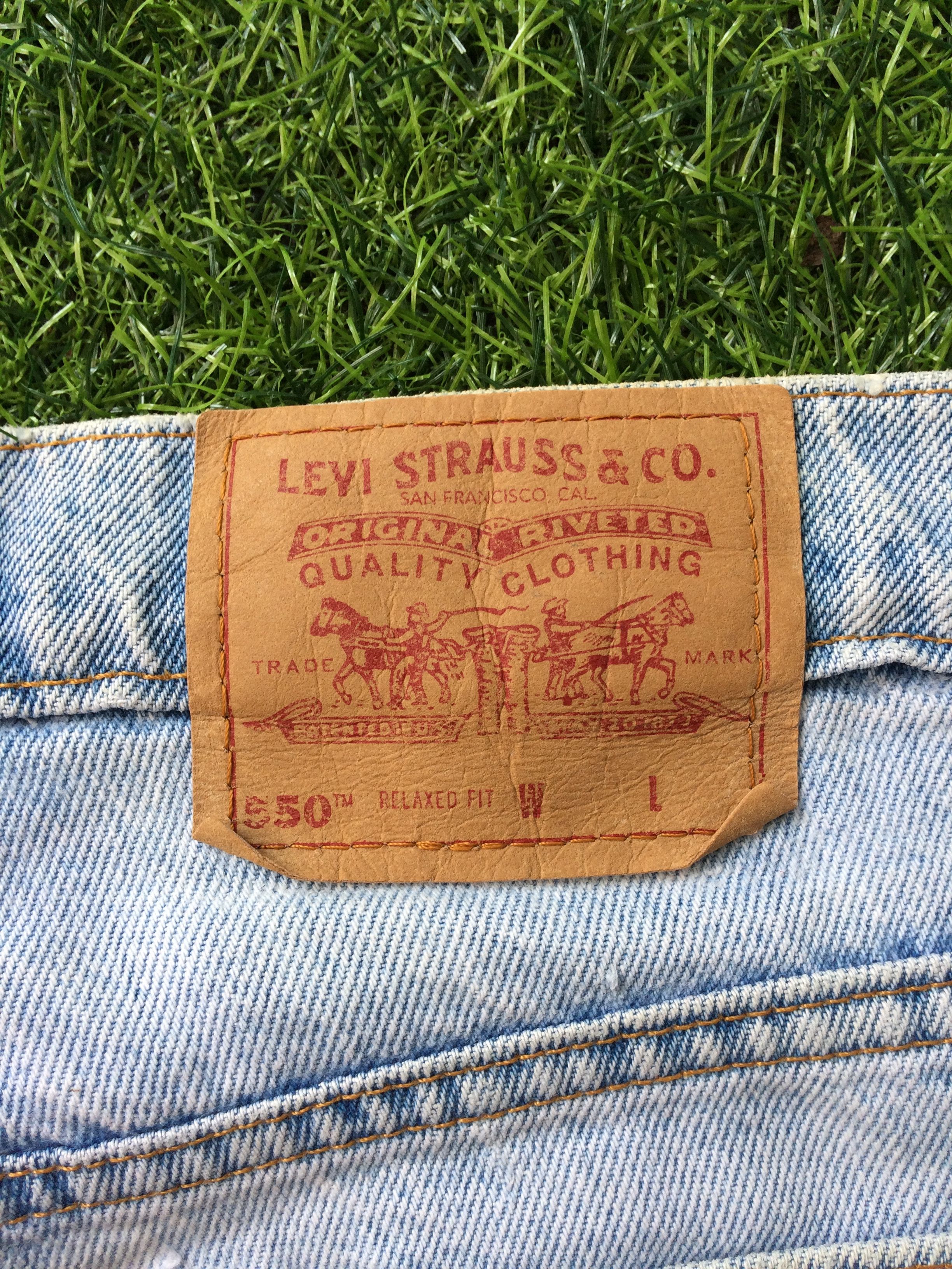 Levi's Vintage Levis 550 Shorts Jeans #B-758 Size US 32 / EU 48 - 9 Thumbnail