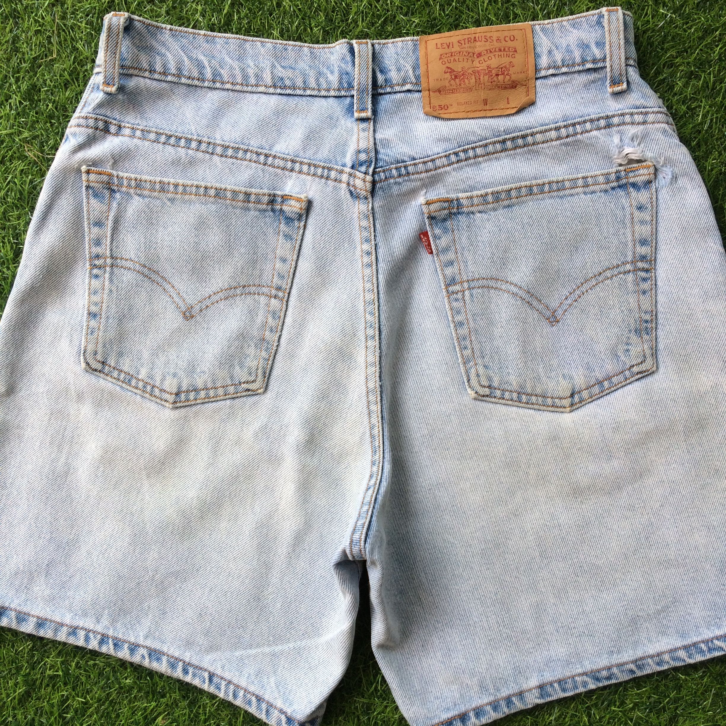 Levi's Vintage Levis 550 Shorts Jeans #B-758 Size US 32 / EU 48 - 3 Thumbnail