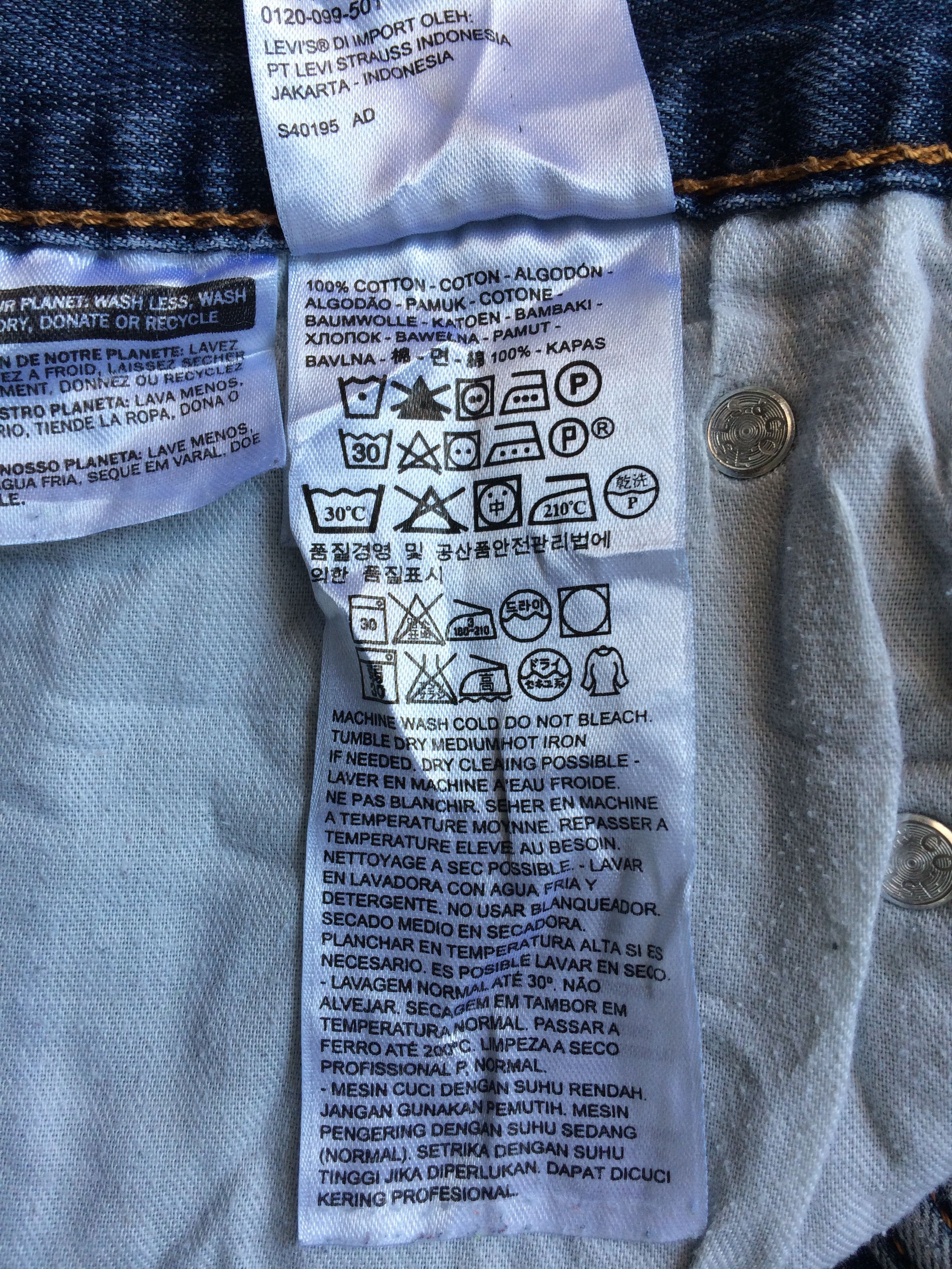Levi's Levi's 514 Paint Splatter Jeans #B-860 Size US 31 - 10 Thumbnail