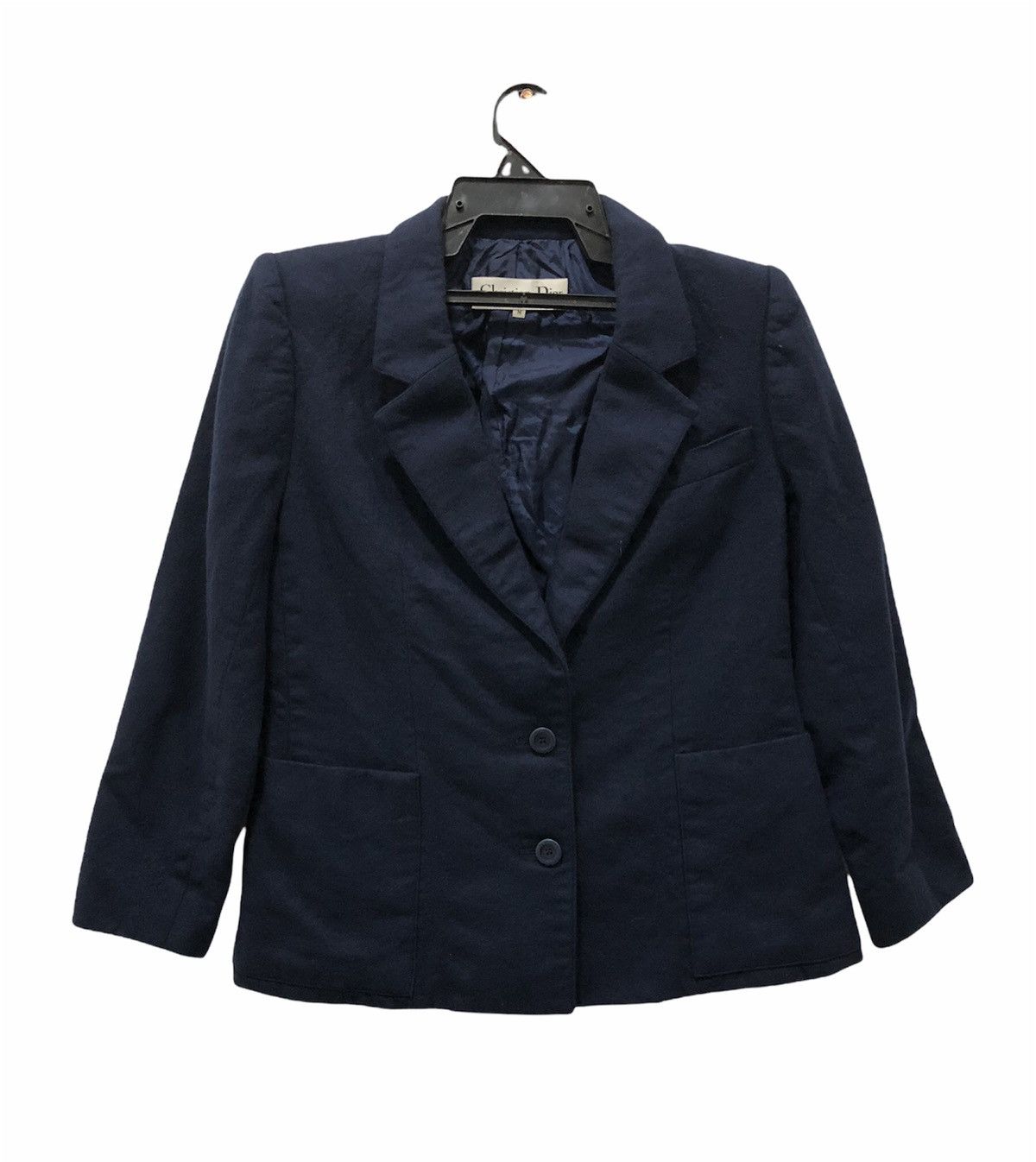 CHRISTIAN DIOR PRET A PORTER NAVY BLUE BLAZER