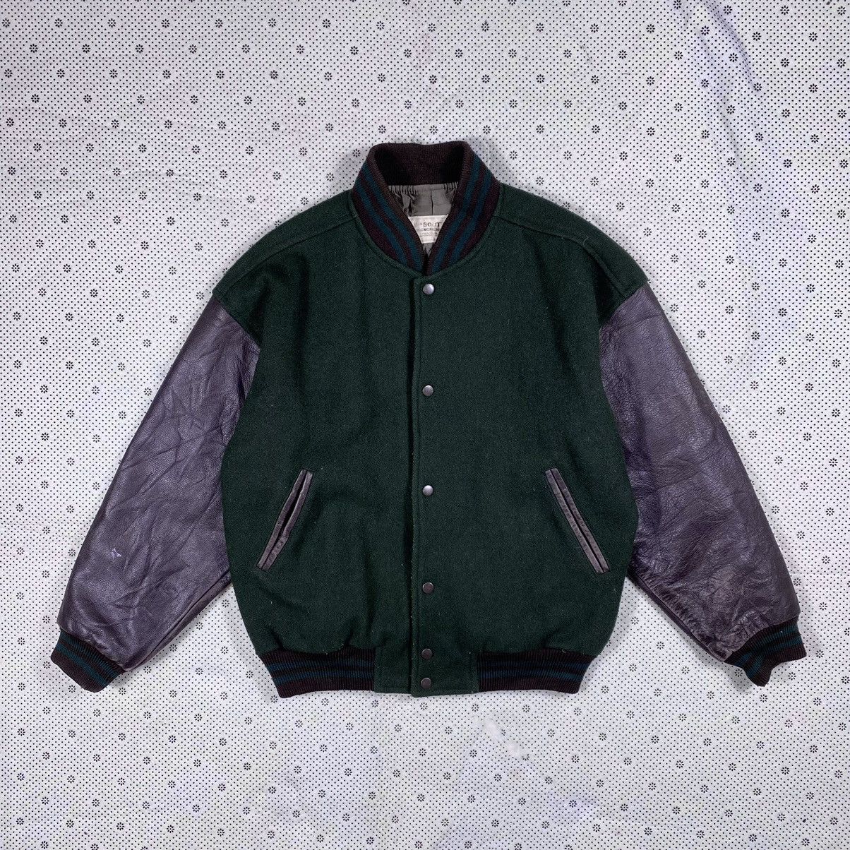Japanese Brand 2nd Booth Wool/Leather Jacket Size US L / EU 52-54 / 3 - 1 Thumbnail