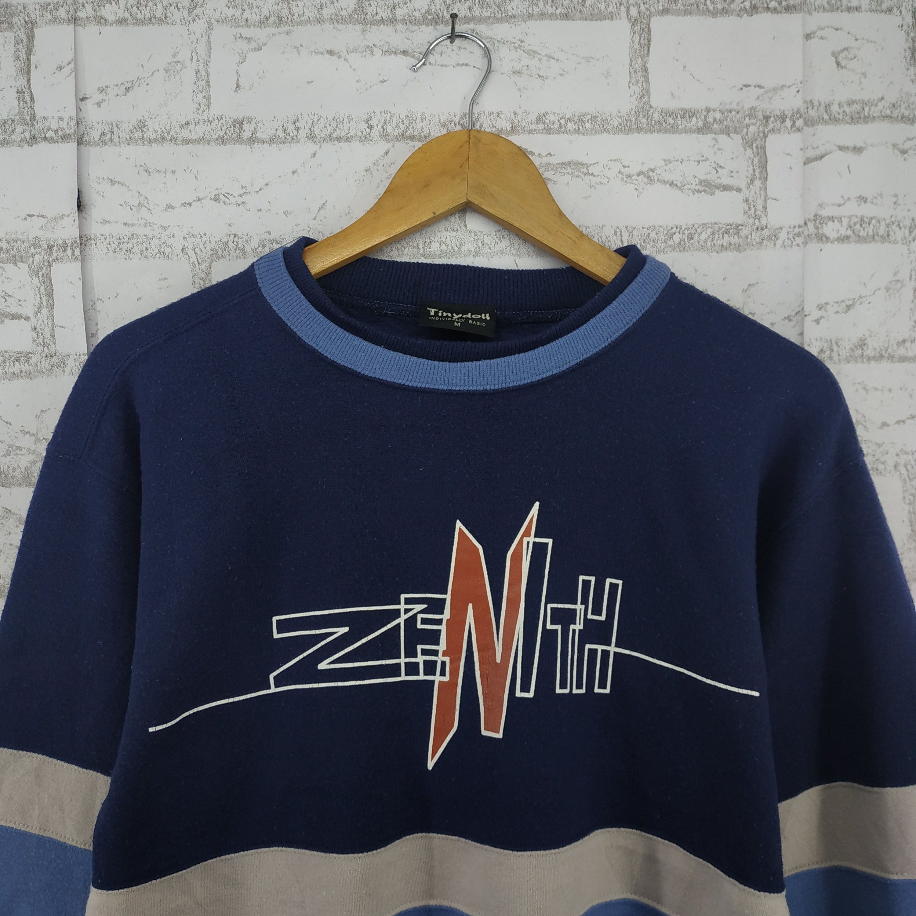 Vintage × ZENITH Vintage Zenith Spell Out Sweatshirt. #Q Size US L / EU 52-54 / 3 - 2 Thumbnail