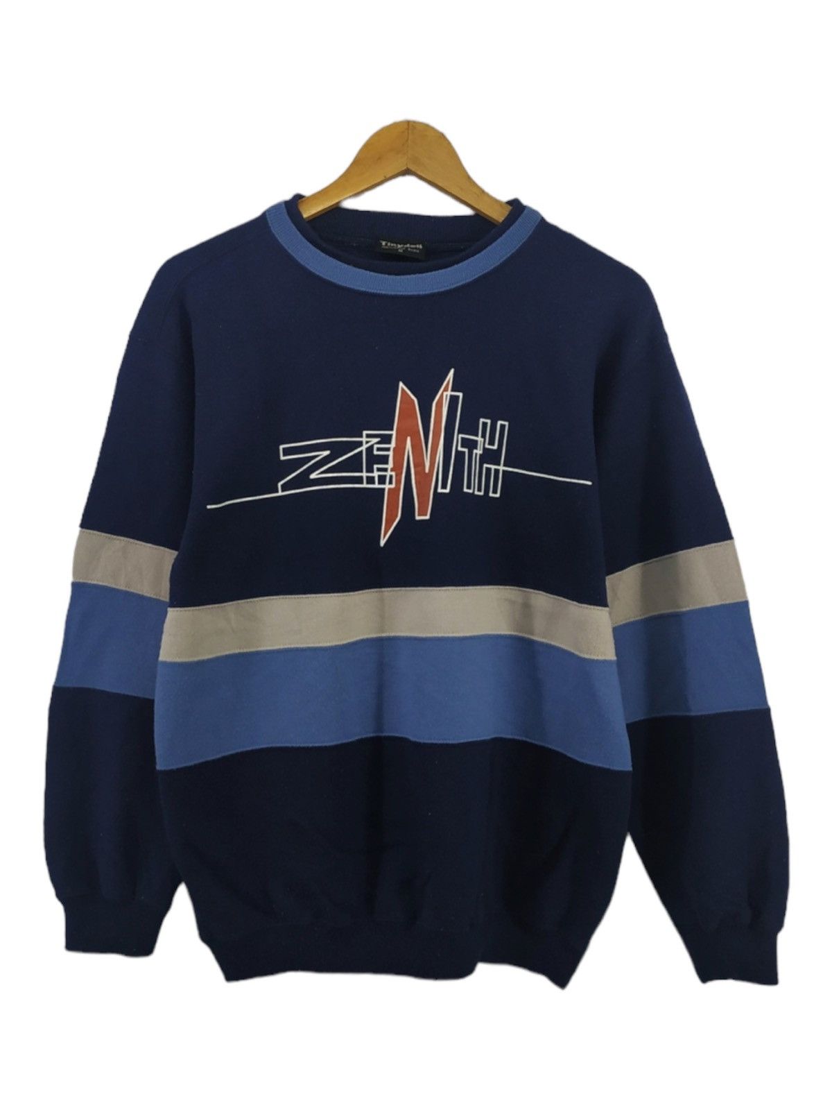 Vintage × ZENITH Vintage Zenith Spell Out Sweatshirt. #Q Size US L / EU 52-54 / 3 - 1 Thumbnail