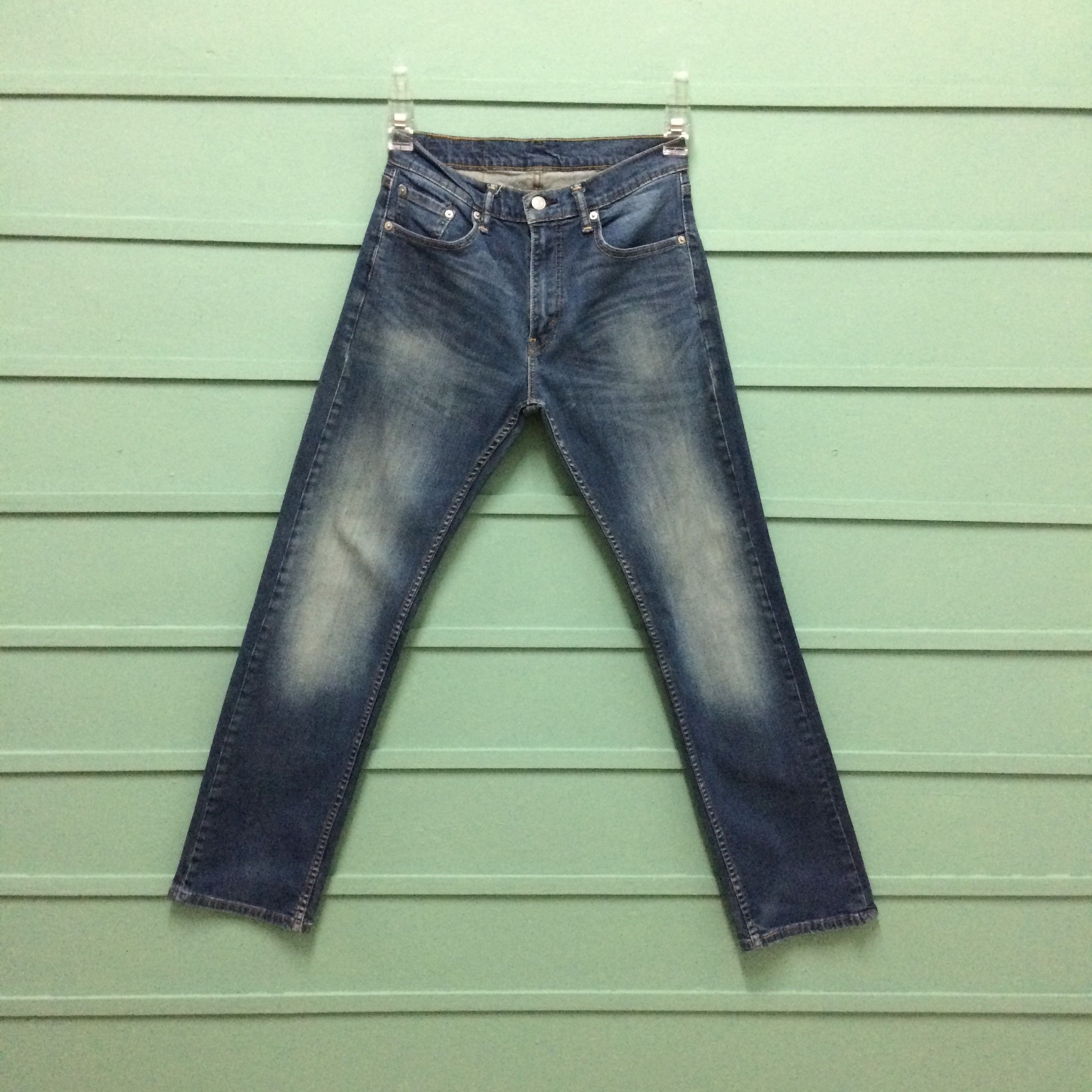 Levi's × Vintage Vintage Distressed Levis 505 Red Tab Ladies Jeans #B-220 Size 28" / US 6 / IT 42 - 1 Thumbnail