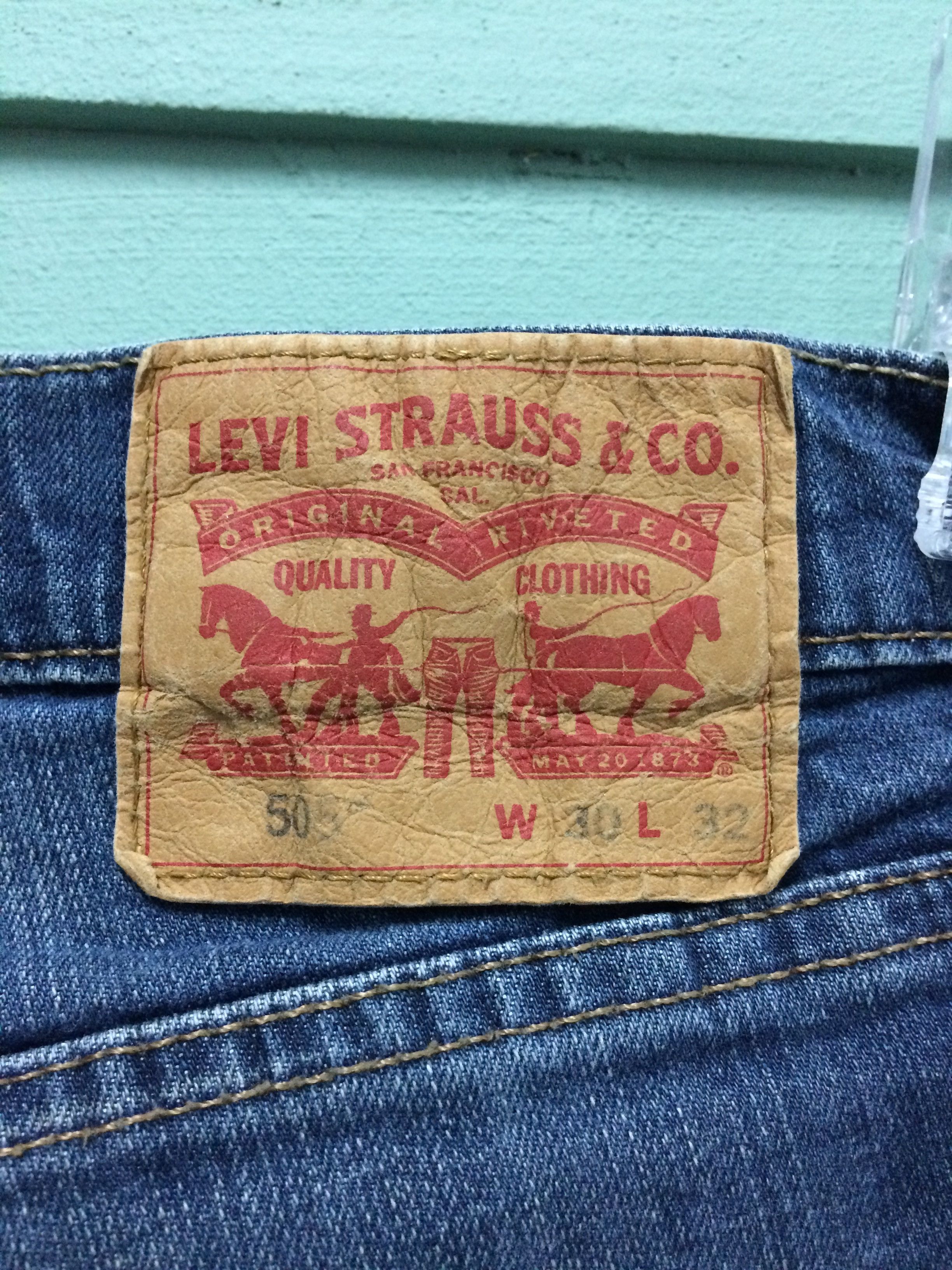 Levi's × Vintage Vintage Distressed Levis 505 Red Tab Ladies Jeans #B-220 Size 28" / US 6 / IT 42 - 9 Thumbnail