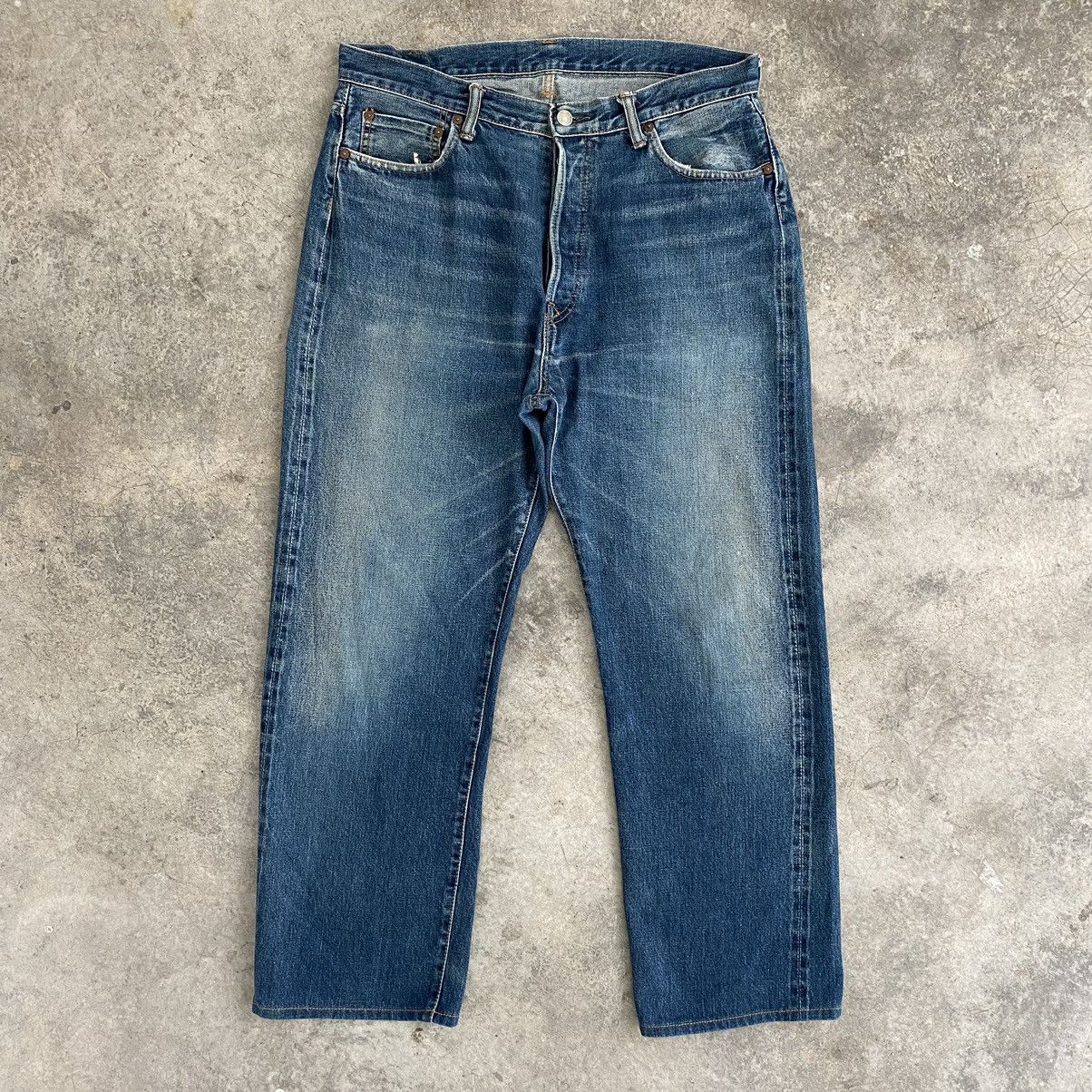 Hysteric Glamour 1990’s Hysteric Glamour Kinky Faded Selvedge Jeans Size US 35 - 3 Thumbnail