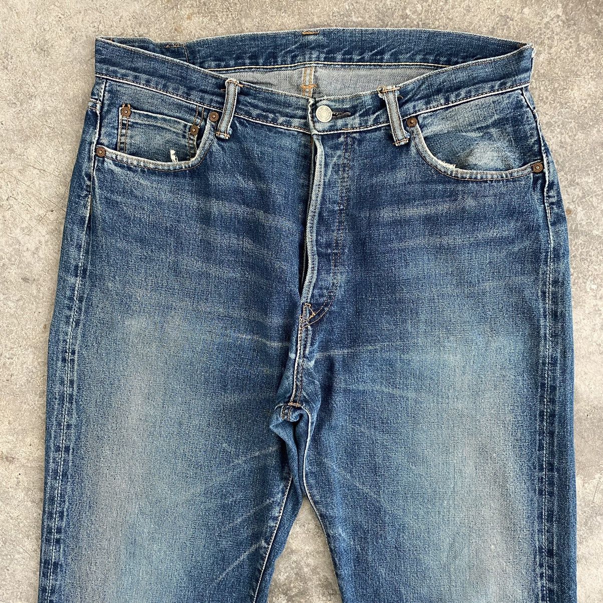 Hysteric Glamour 1990’s Hysteric Glamour Kinky Faded Selvedge Jeans Size US 35 - 7 Thumbnail