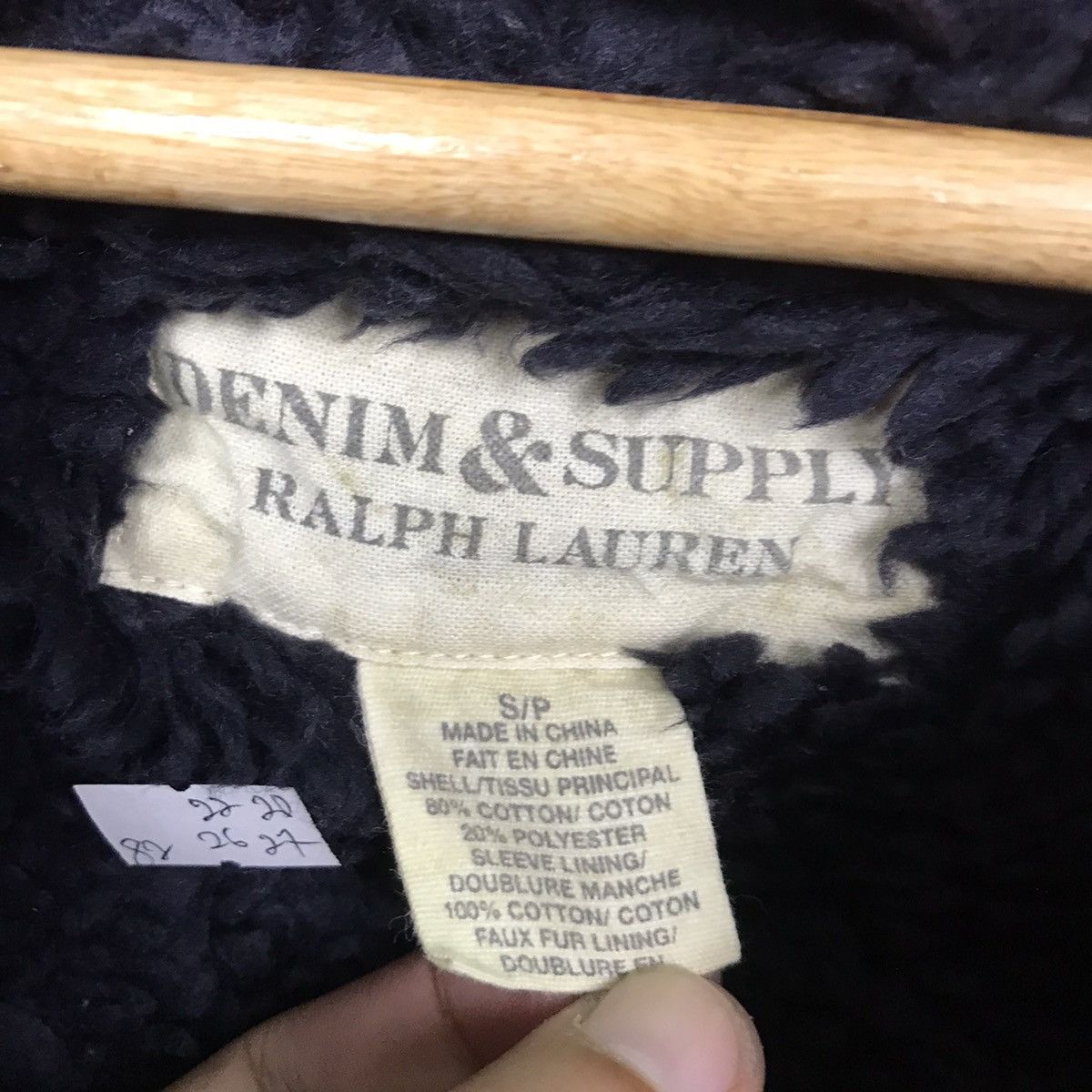 Denim & Supply Ralph Lauren Denim & Supply Ralph Lauren Navy Sun Faded Sherpa hoodies Size US S / EU 44-46 / 1 - 10 Thumbnail