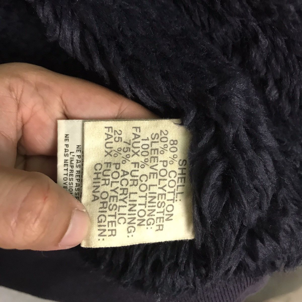 Denim & Supply Ralph Lauren Denim & Supply Ralph Lauren Navy Sun Faded Sherpa hoodies Size US S / EU 44-46 / 1 - 11 Thumbnail