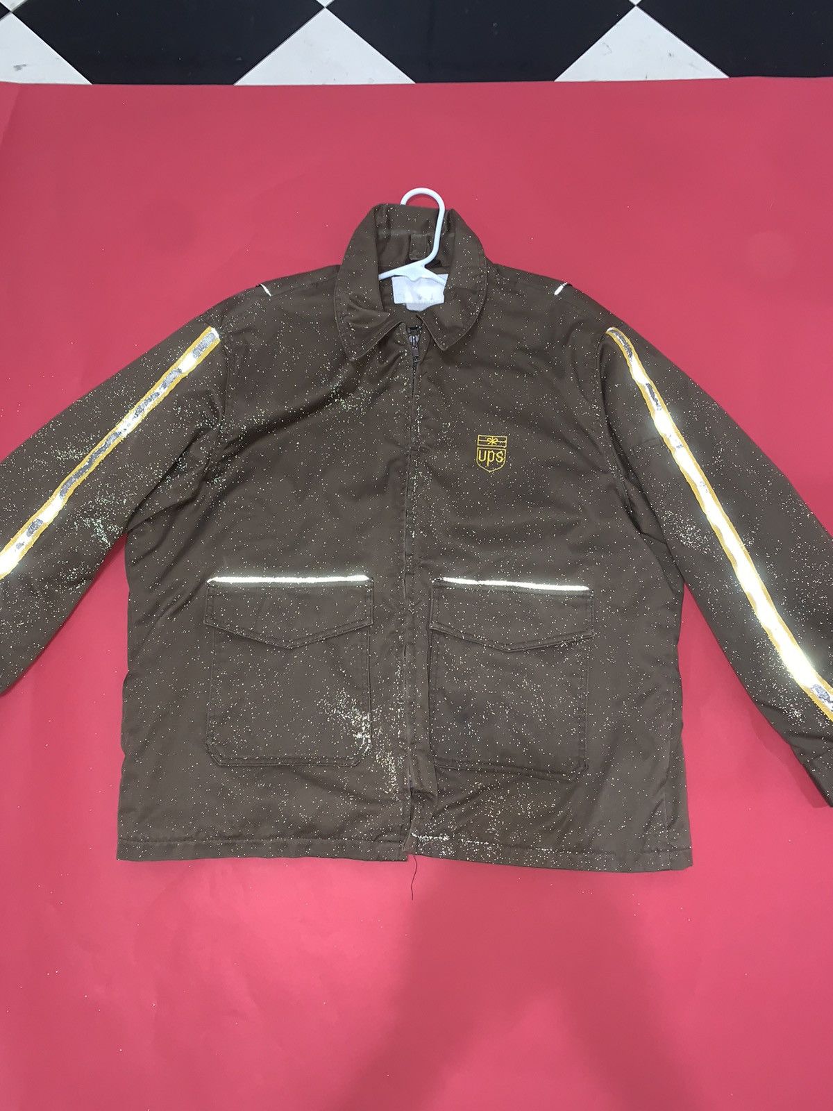 Vintage Vintage UPS jacket bomber uniform Kanye Size US L / EU 52-54 / 3 - 2 Thumbnail