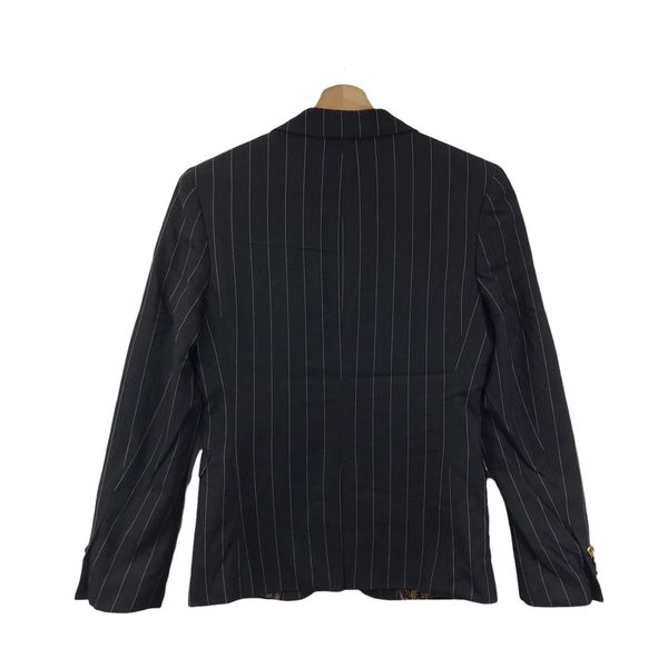 Vintage SLATL & DEAN Chacigo Trade Mark Stripes Black Blazer Coat | Grailed