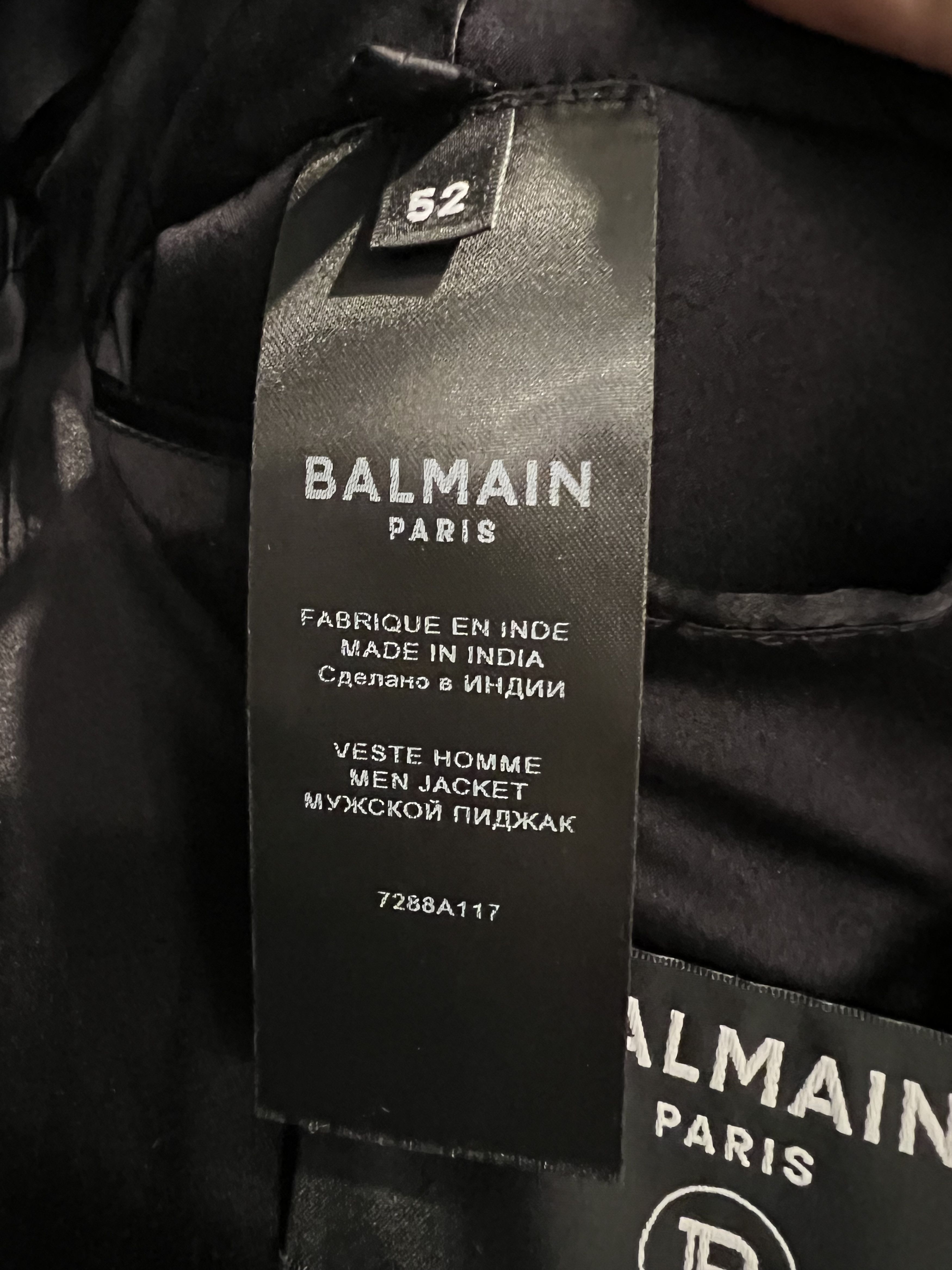 Balmain Balmain Jacket mirror Men Size US L / EU 52-54 / 3 - 6 Thumbnail