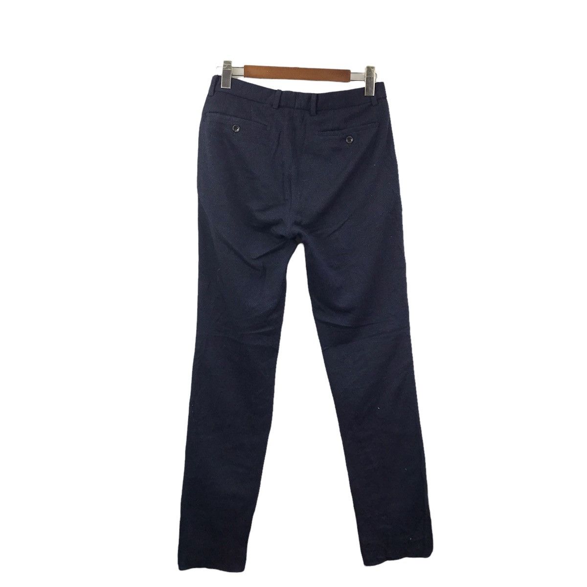 Japanese Brand BEAMS HEART Japanese Brand Navy SlimFit Wool Casual Trousers Size US 30 / EU 46 - 7 Thumbnail
