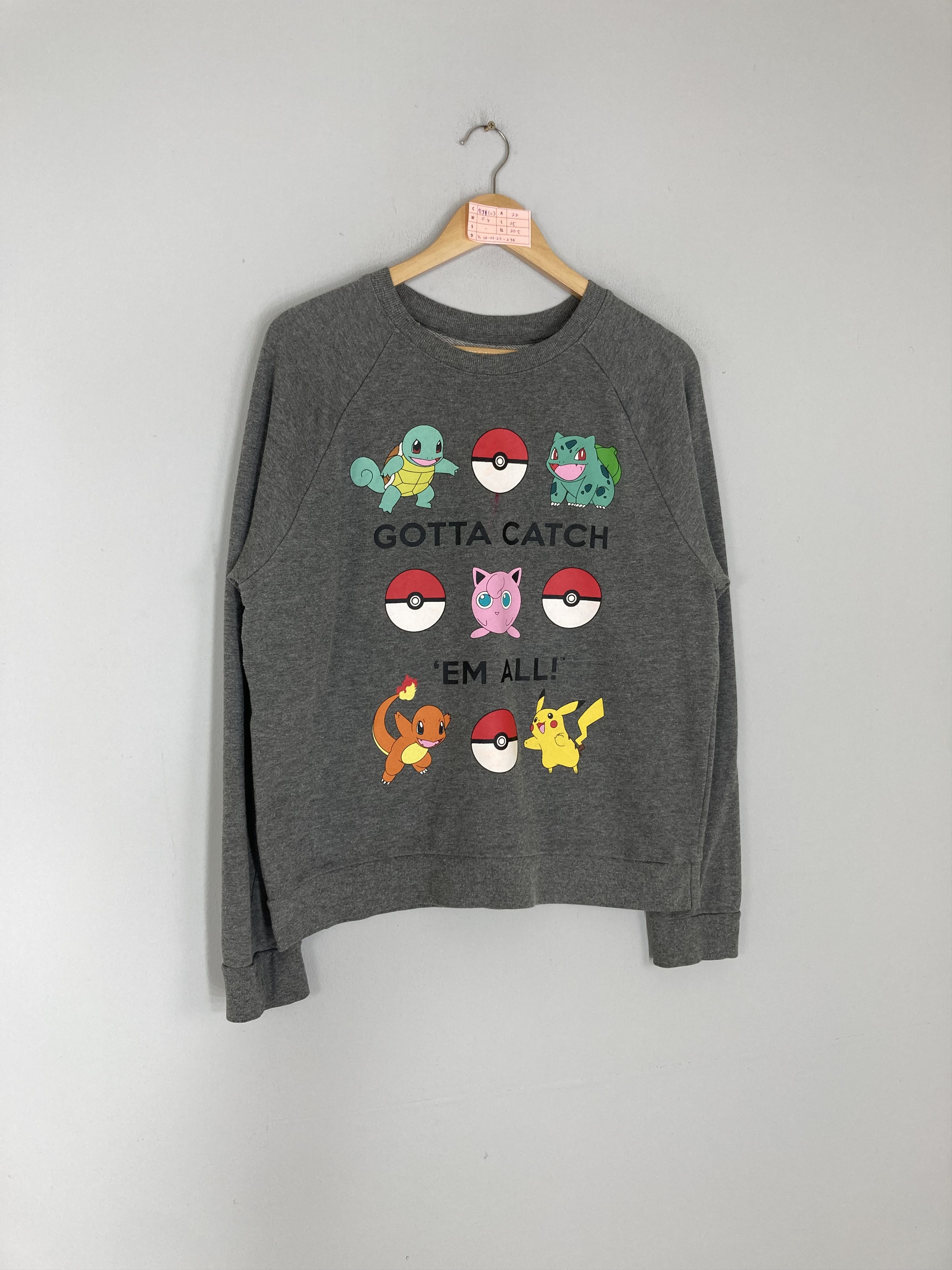 Vintage 00s POKEMON NINTENDO Crewneck Sweatshirt