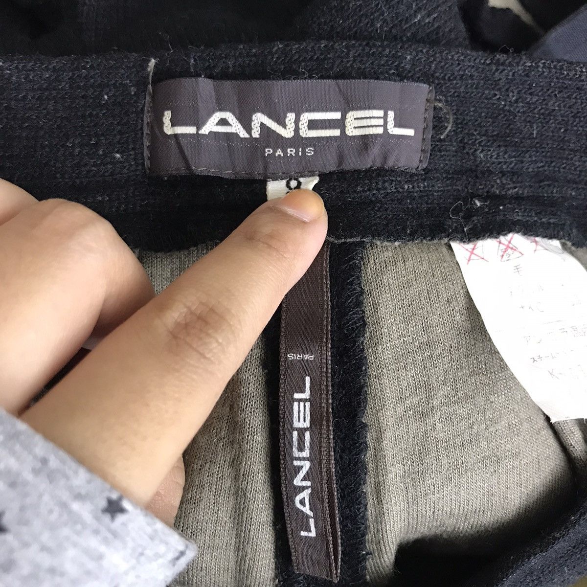 Lancel LANCEL PARIS France Designer Black Legging Size 23" - 3 Thumbnail
