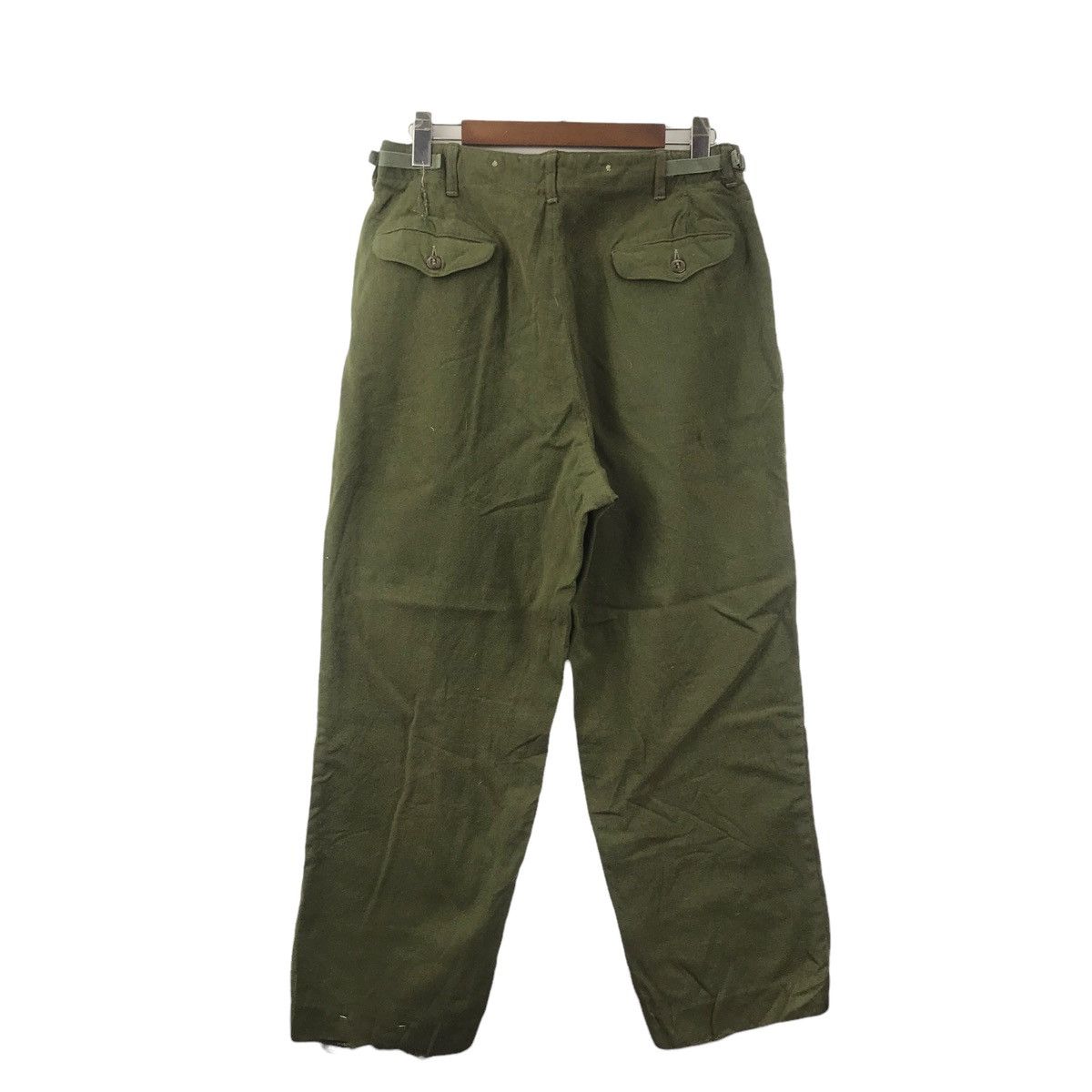 Vintage Vintage 60s MILITARY ARMY Fatique Wool Army Heavy Pant Size US 32 / EU 48 - 4 Thumbnail