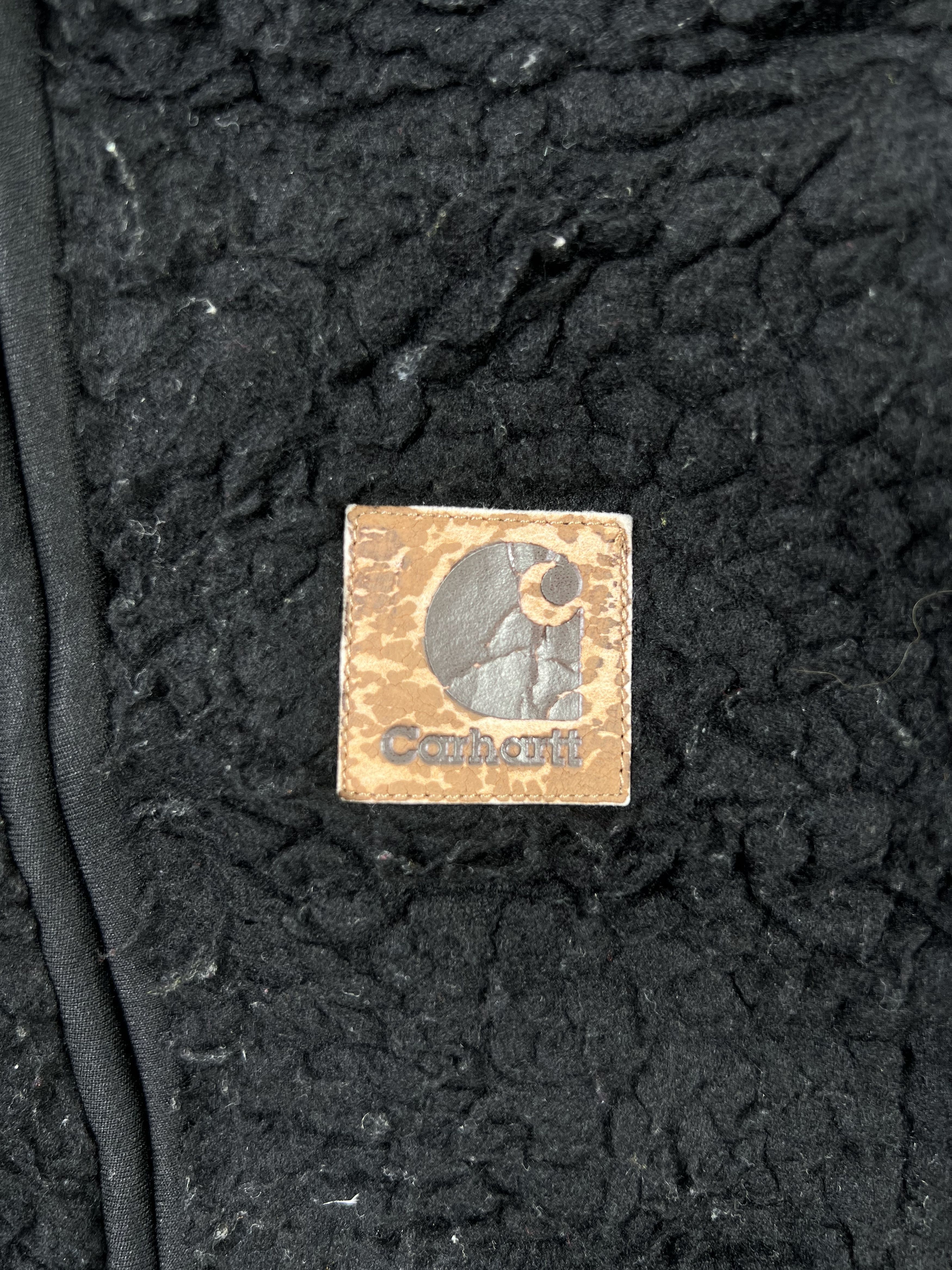 Carhartt × Vintage JK076 Vintage Carhartt Black fleece zip up Hoodie (L) Size US L / EU 52-54 / 3 - 2 Thumbnail