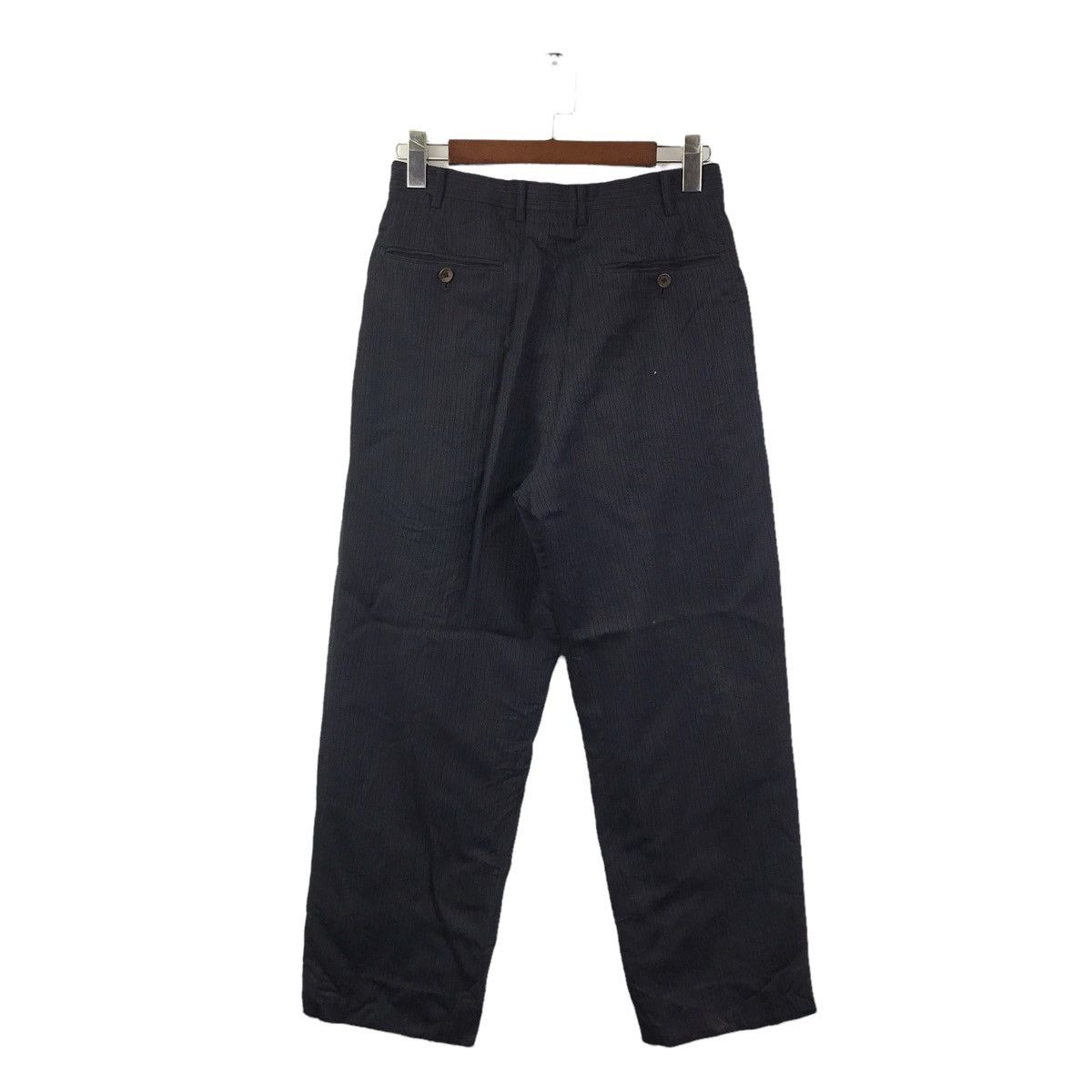 Krizia Uomo BASIC By KRIZIA Italian Designer Stripes Wool Casual Pant Size US 28 / EU 44 - 7 Thumbnail