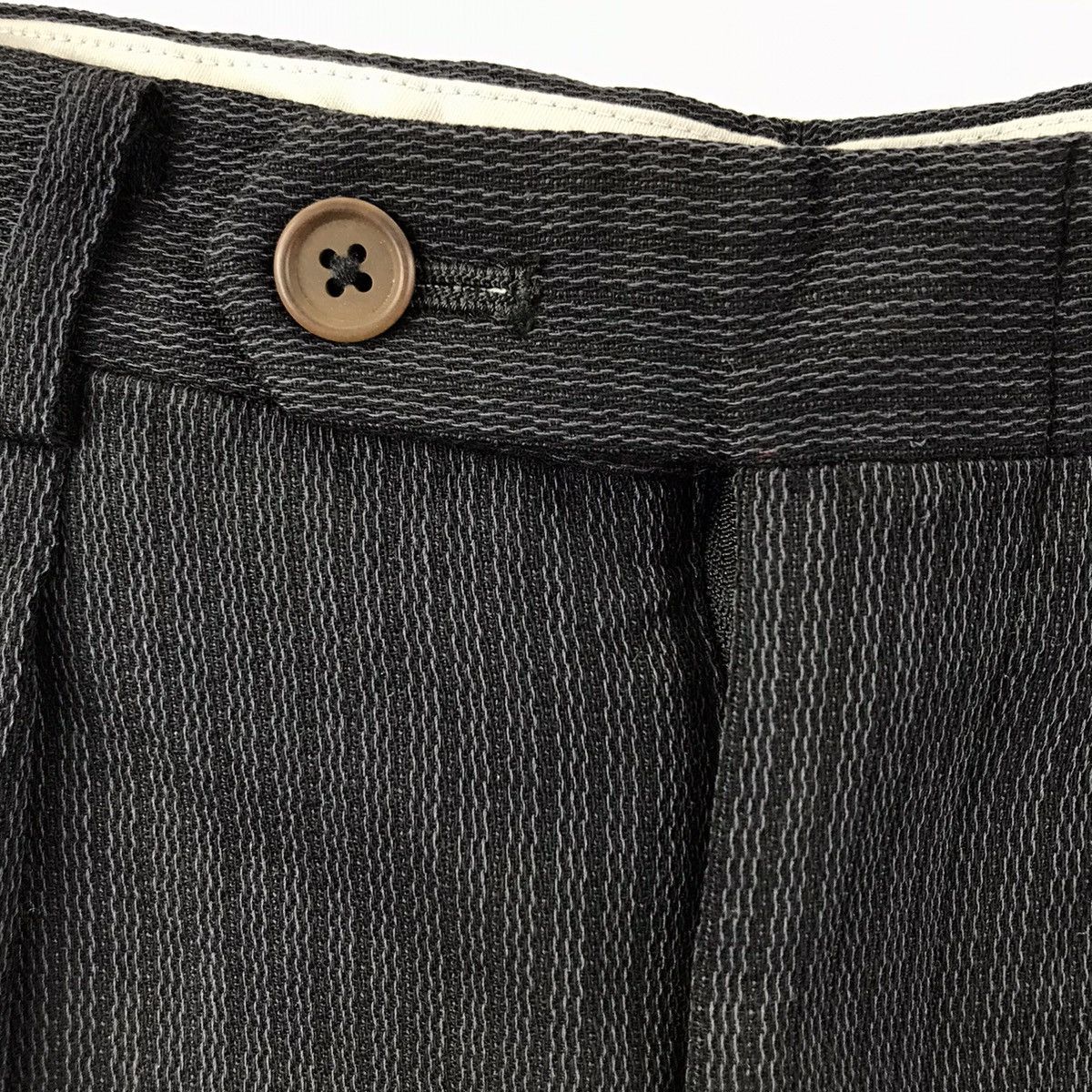 Krizia Uomo BASIC By KRIZIA Italian Designer Stripes Wool Casual Pant Size US 28 / EU 44 - 3 Thumbnail