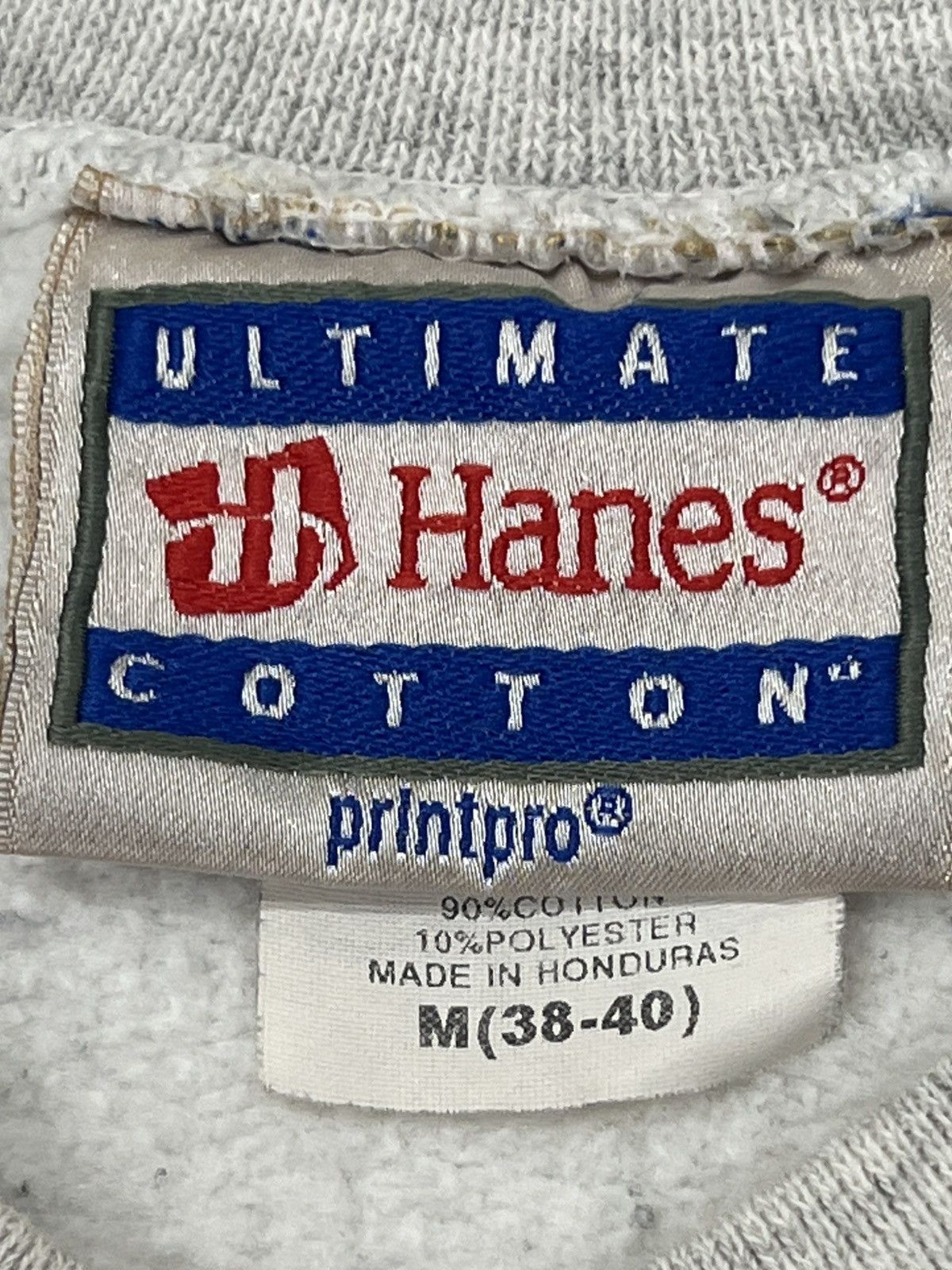 Hanes Vintage 90s Tiger Crewneck Sweatshirt Size US M / EU 48-50 / 2 - 5 Thumbnail