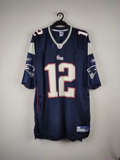 Reebok Y2K New England Patriots Randy Moss NFL Jersey. Tagged As A 54, 2XL